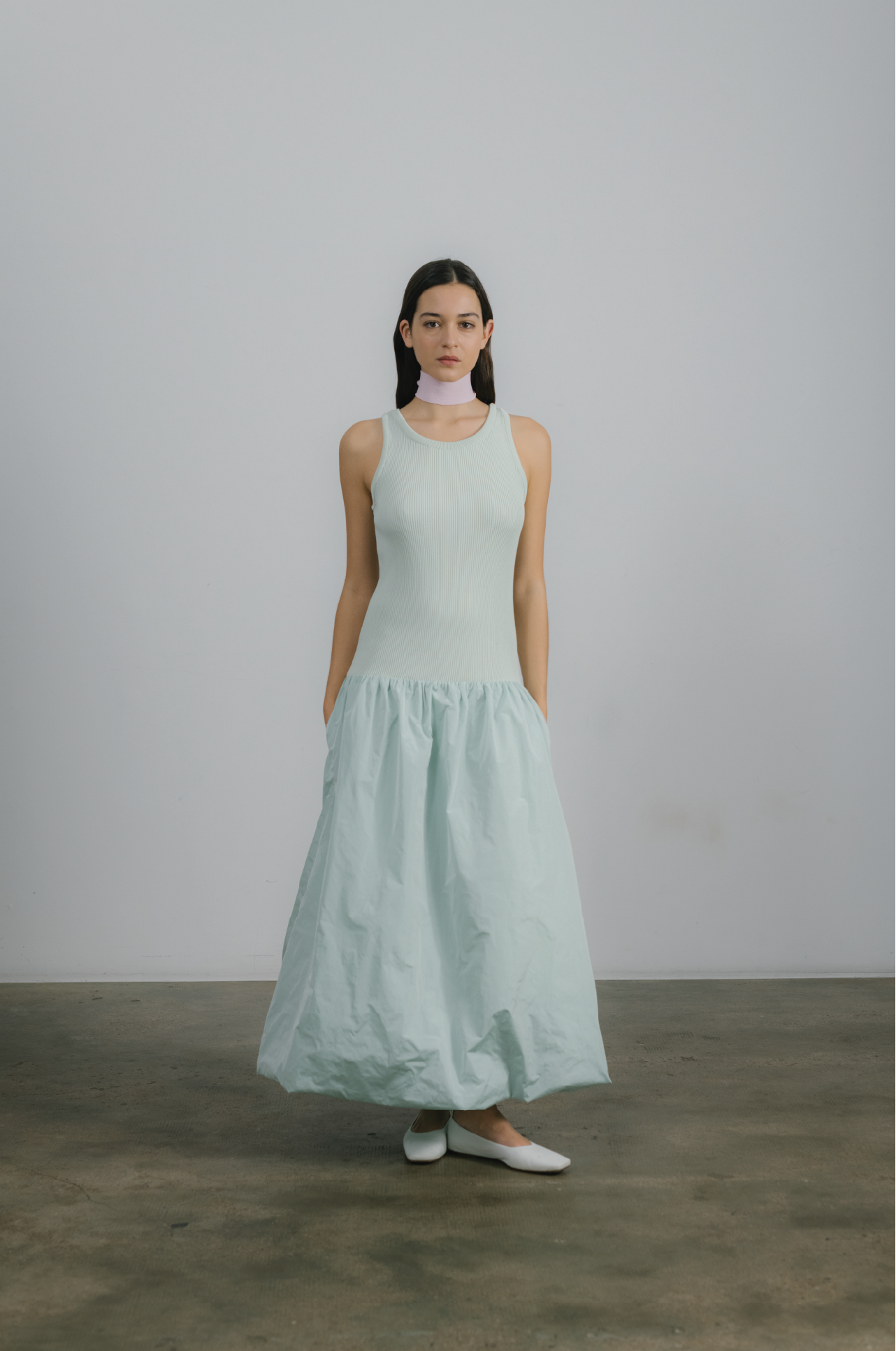 Frida Dress Balloon Mint Green