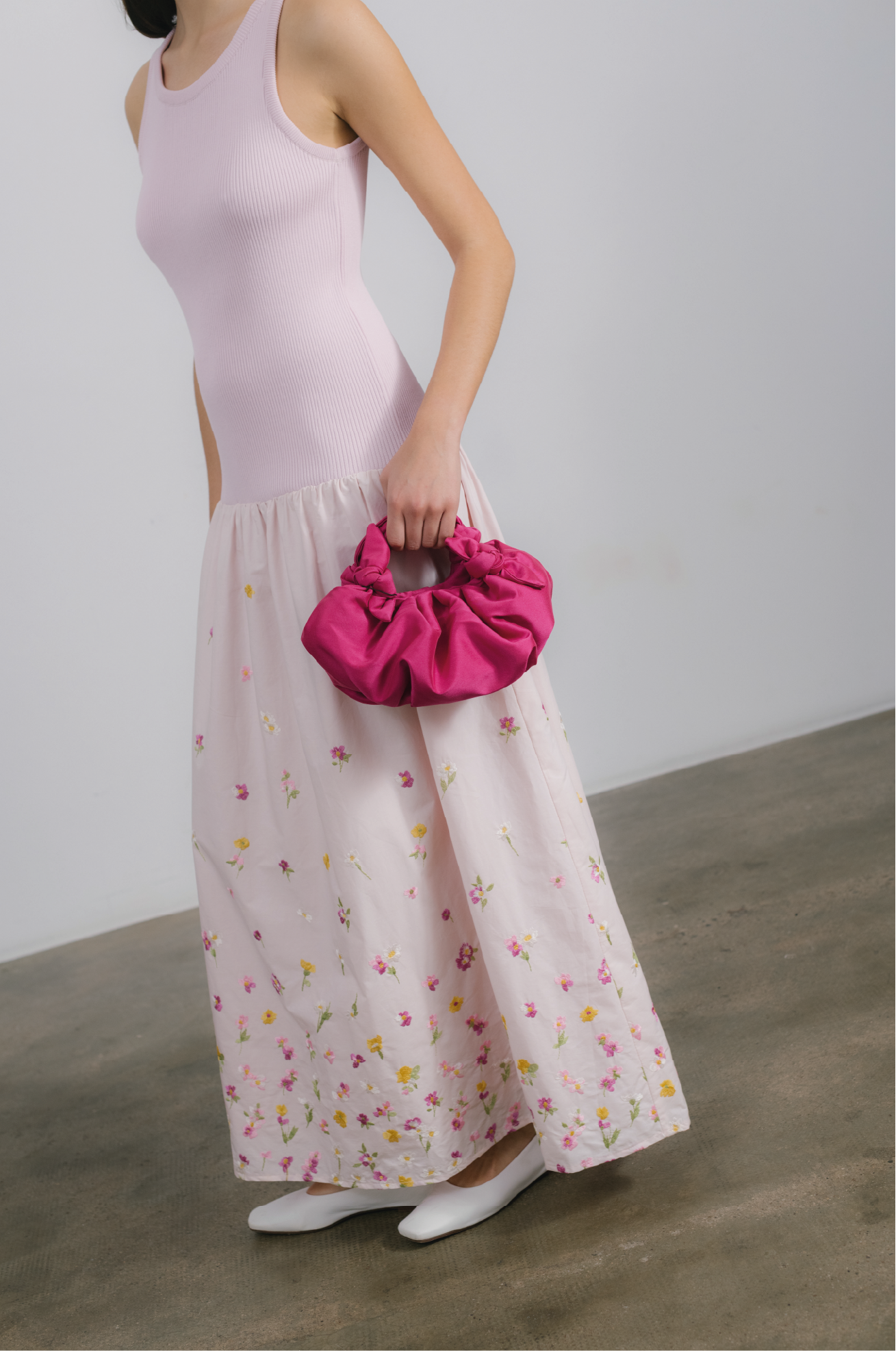 Cosima Dress Pink Floral
