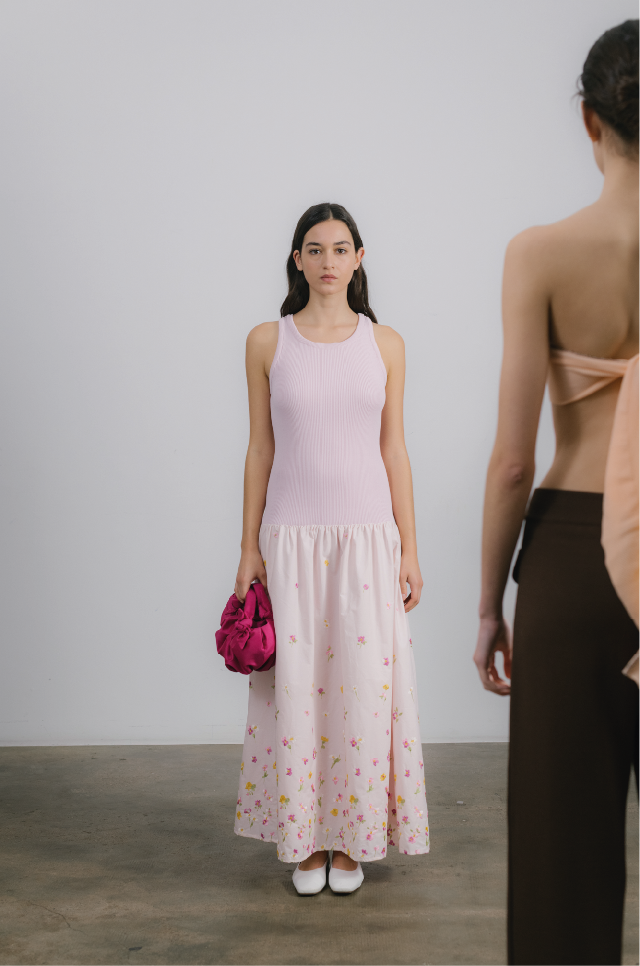 Cosima Dress Pink Floral