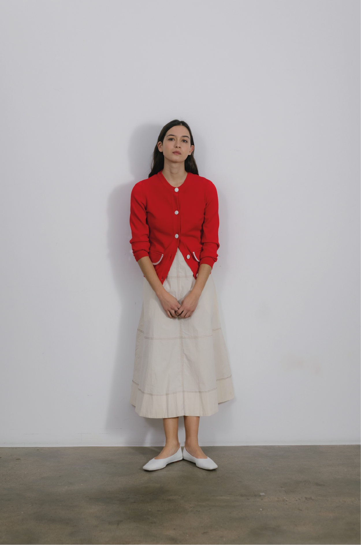 Montse Cardigan Red