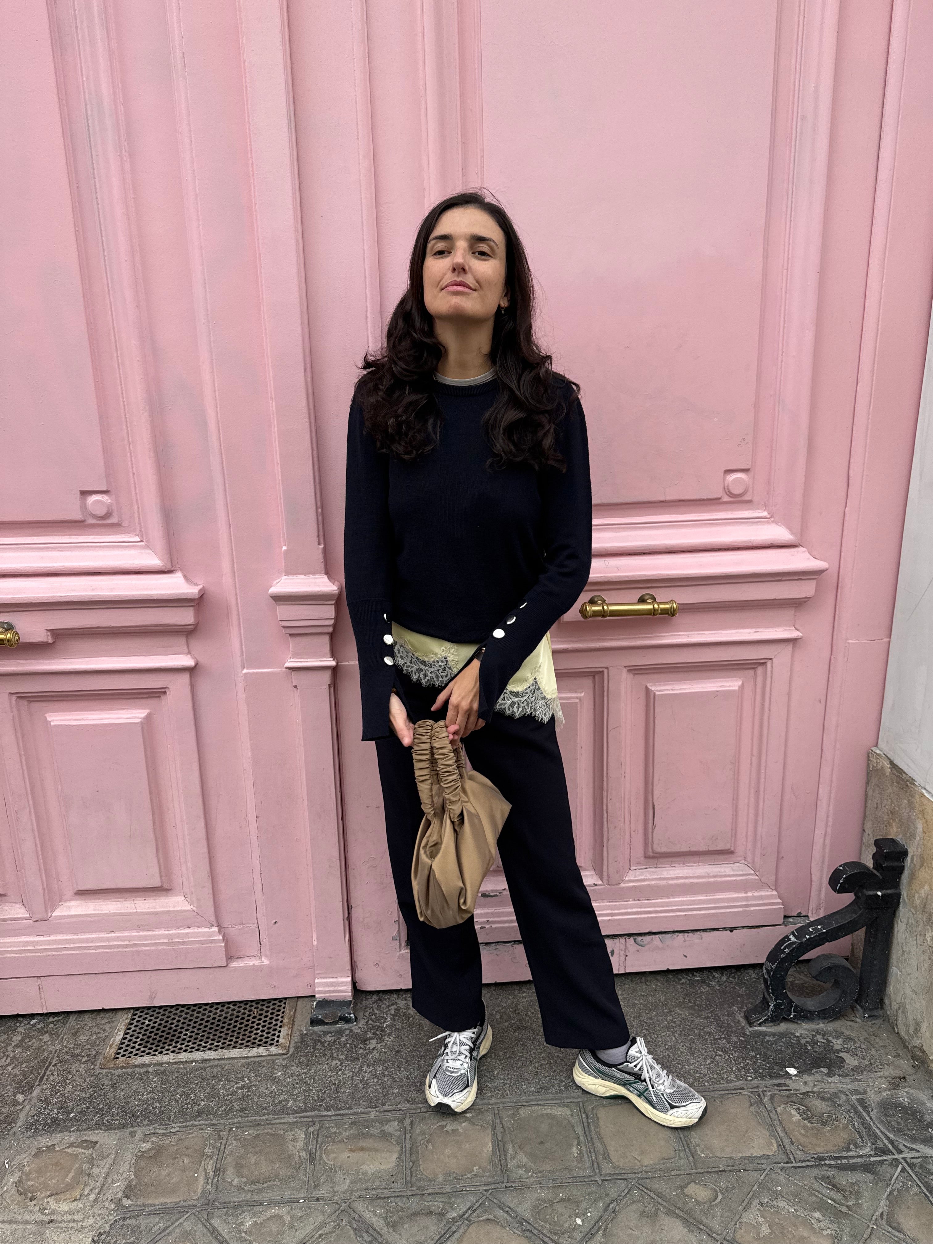 Maru Crew Neck Navy