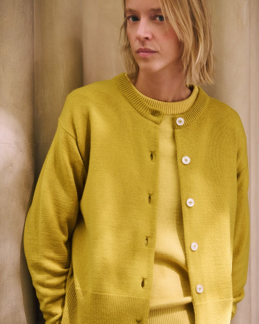 Kent Cardigan Mustard