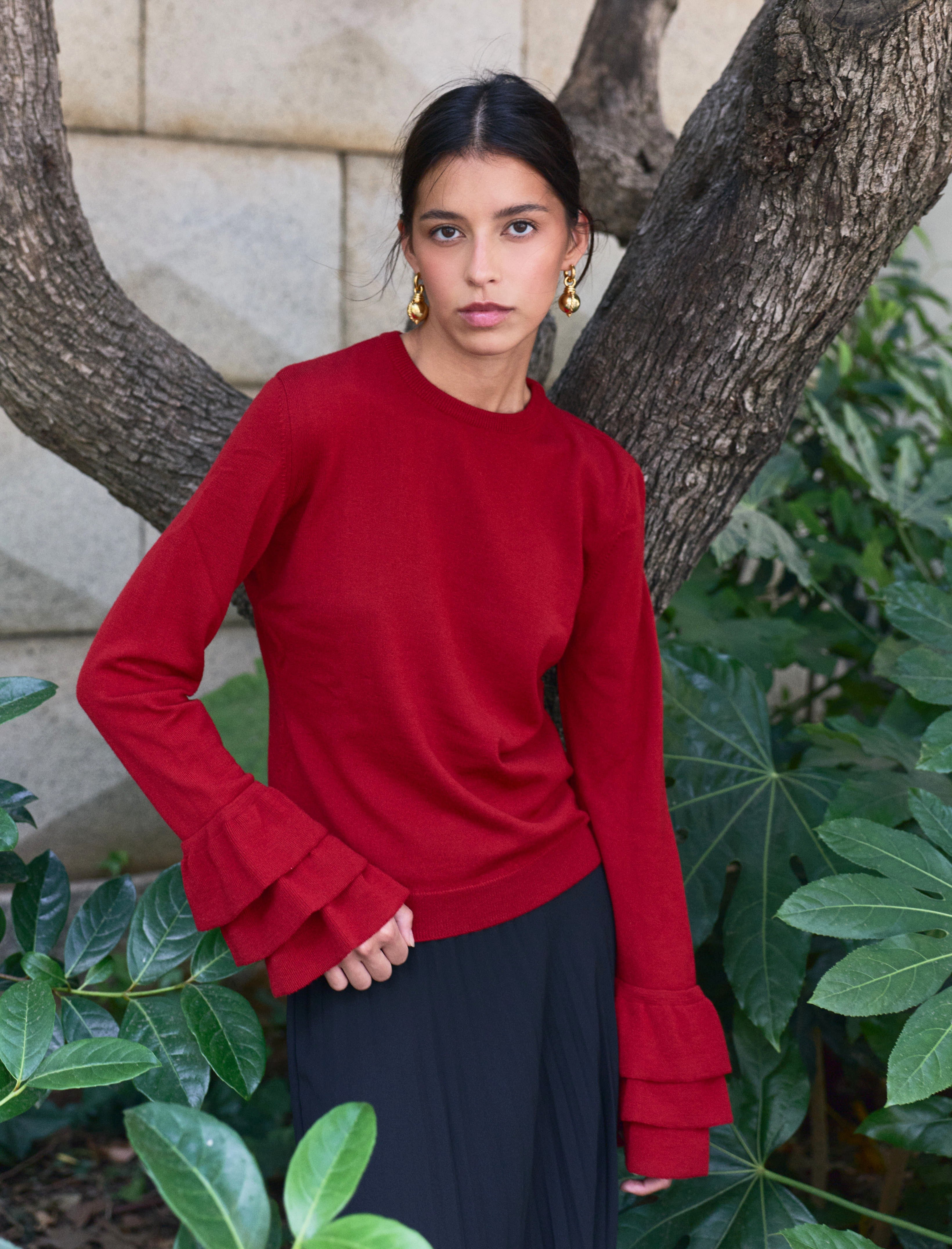 Carmen Knit Red