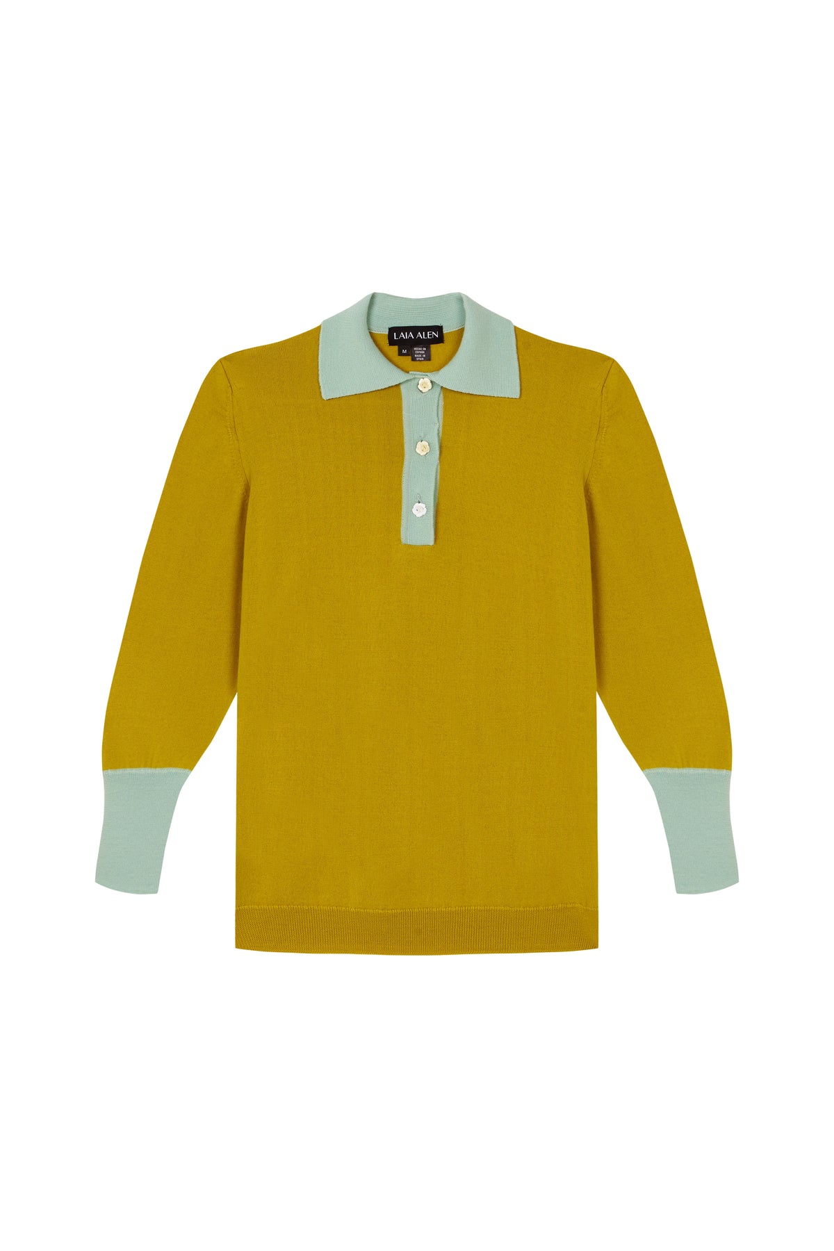 Emily Cashmere Polo Mustard