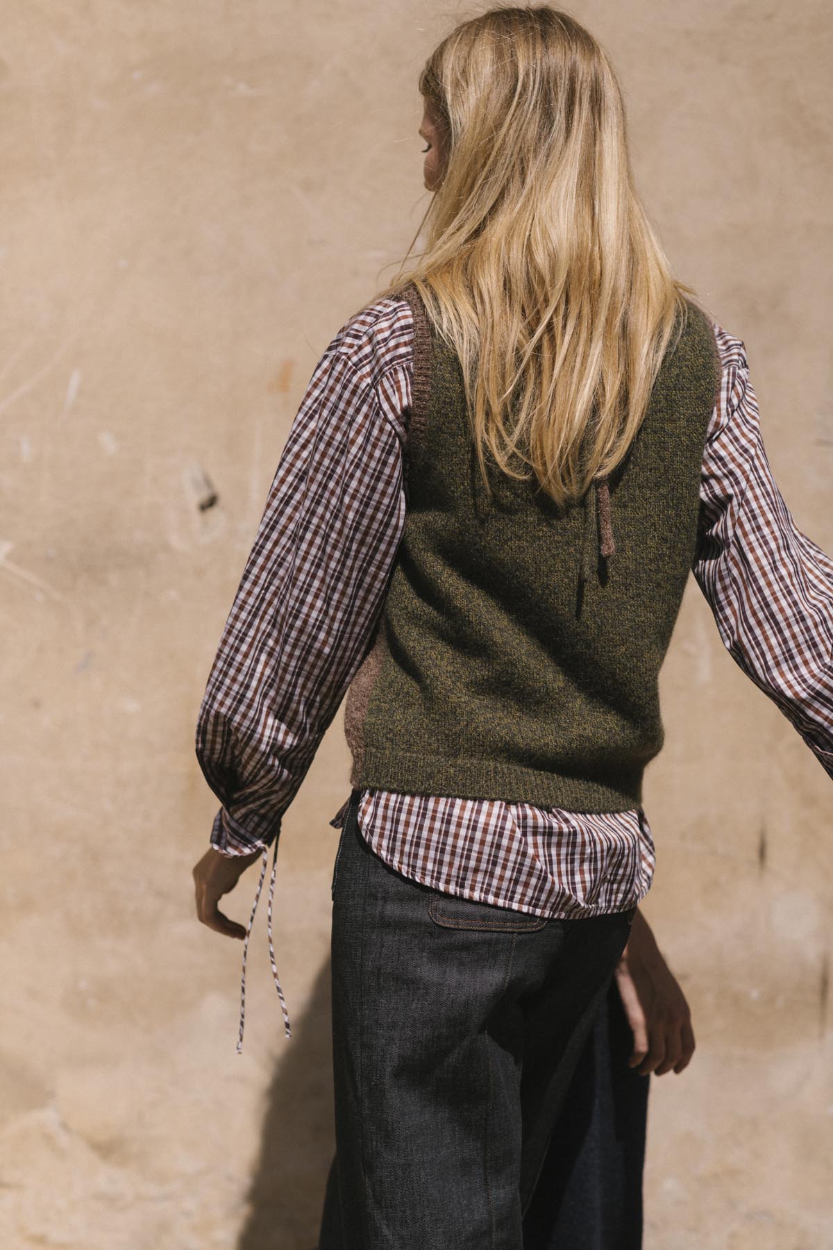 Montse Vest Bicolor