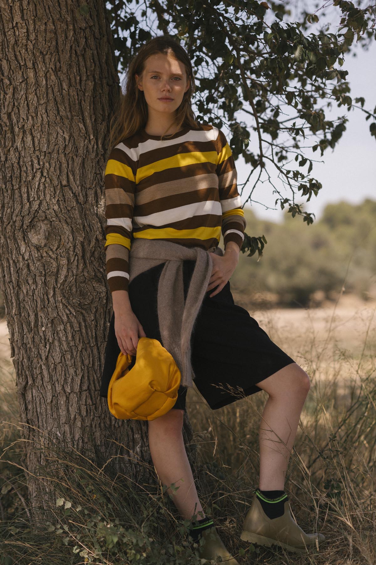 Mariona Crew Neck Brown