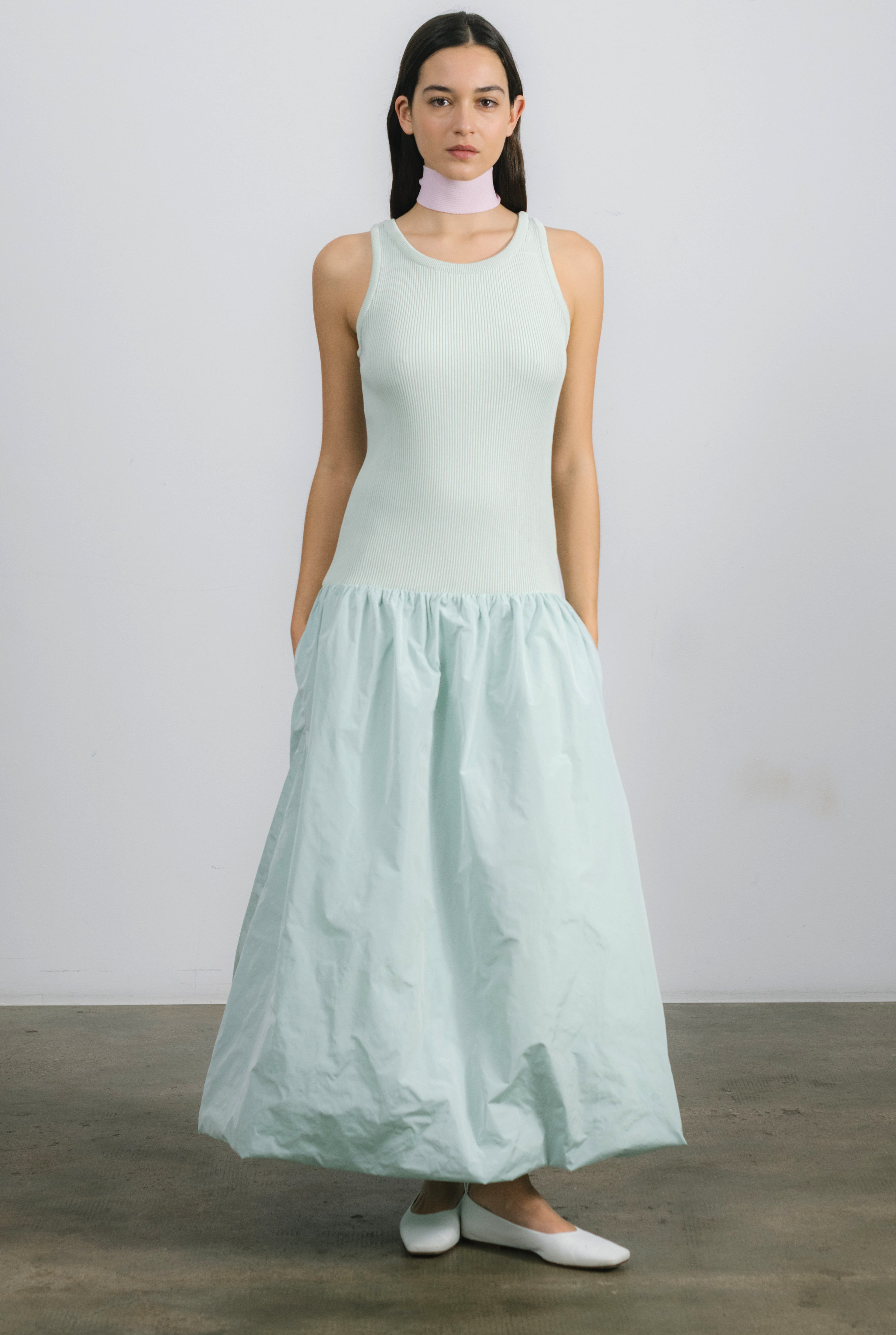 Frida Dress Balloon Mint Green