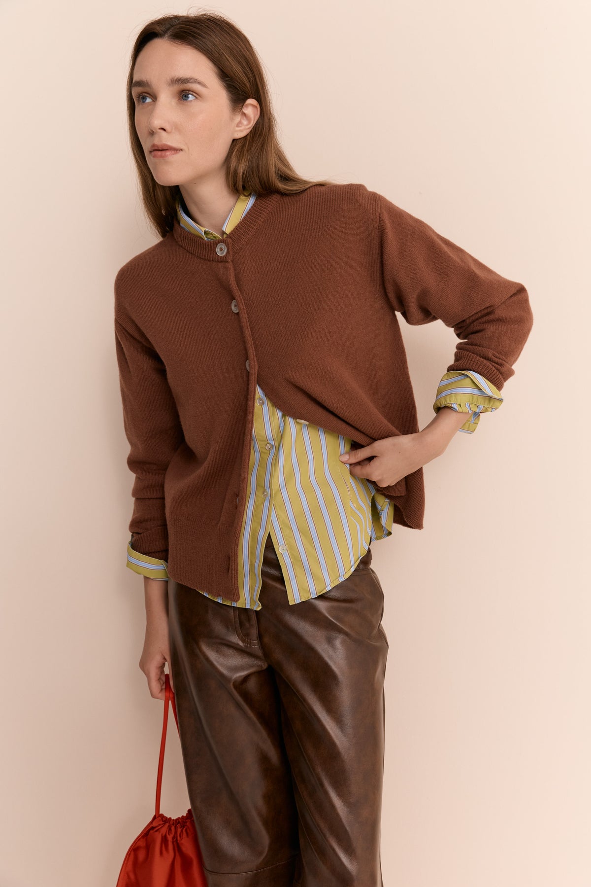 Kent Cardigan Brown