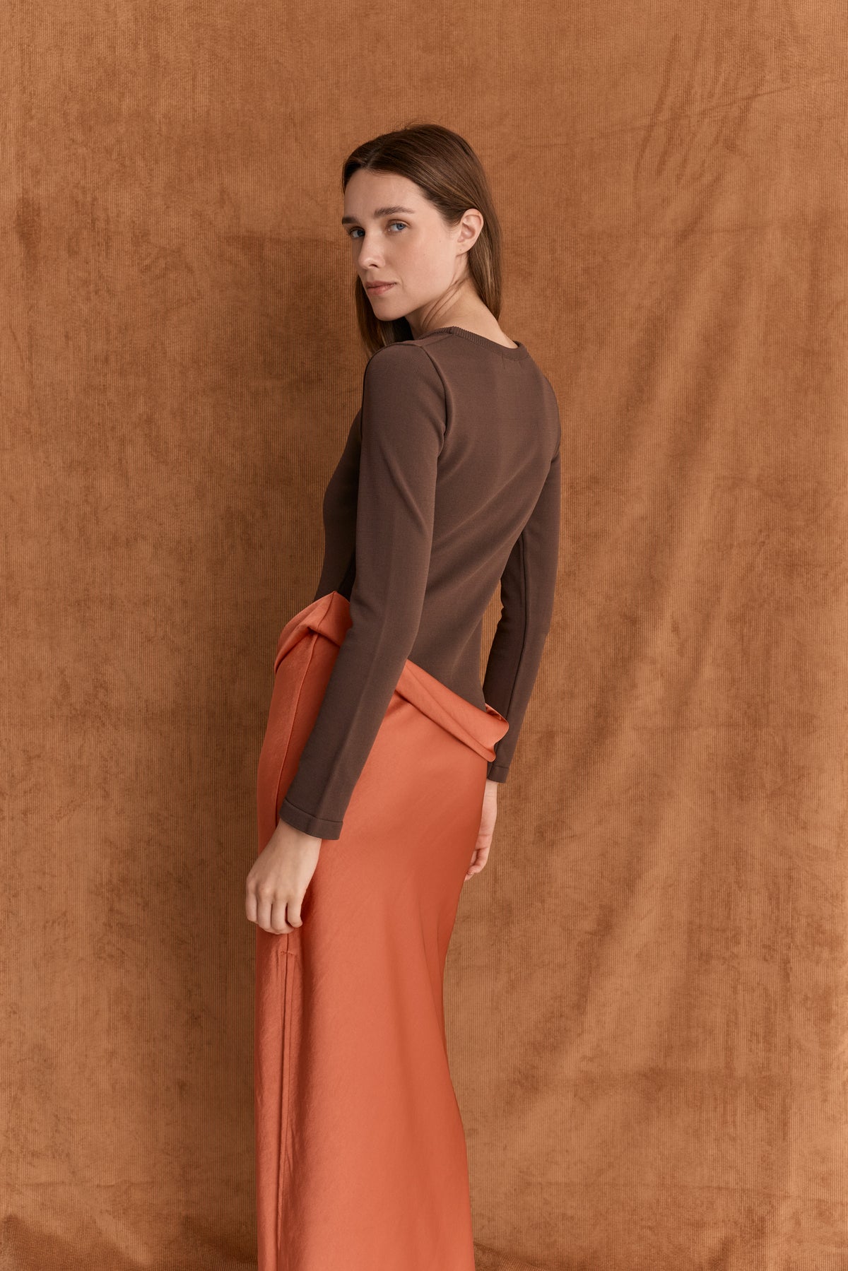 Vestido de invierno Nani coral