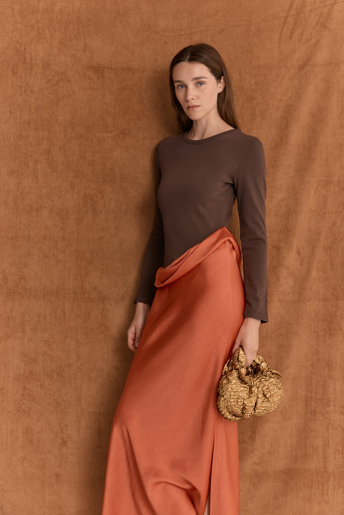 Vestido de invierno Nani coral