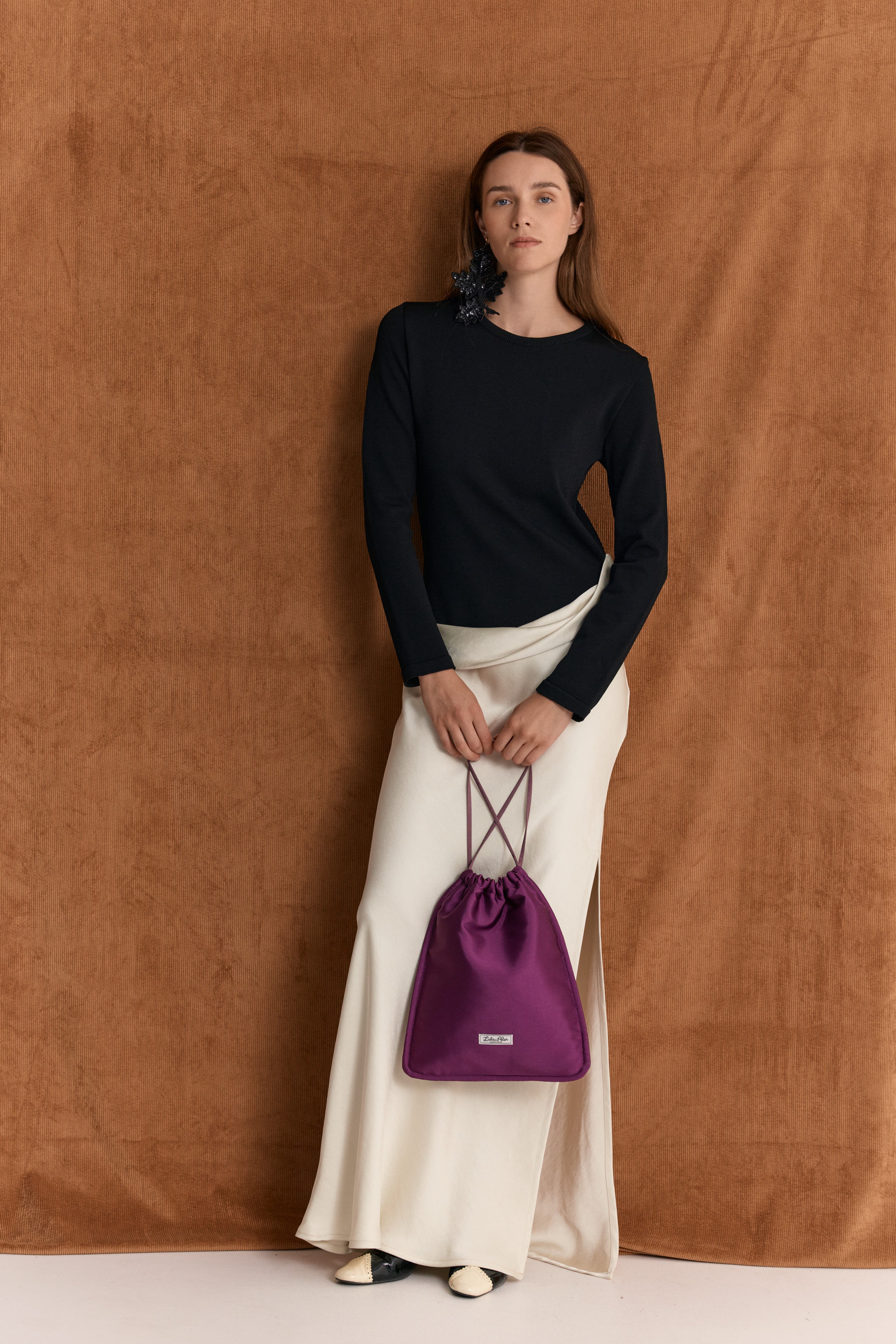 Bolsito Clara Aubergine