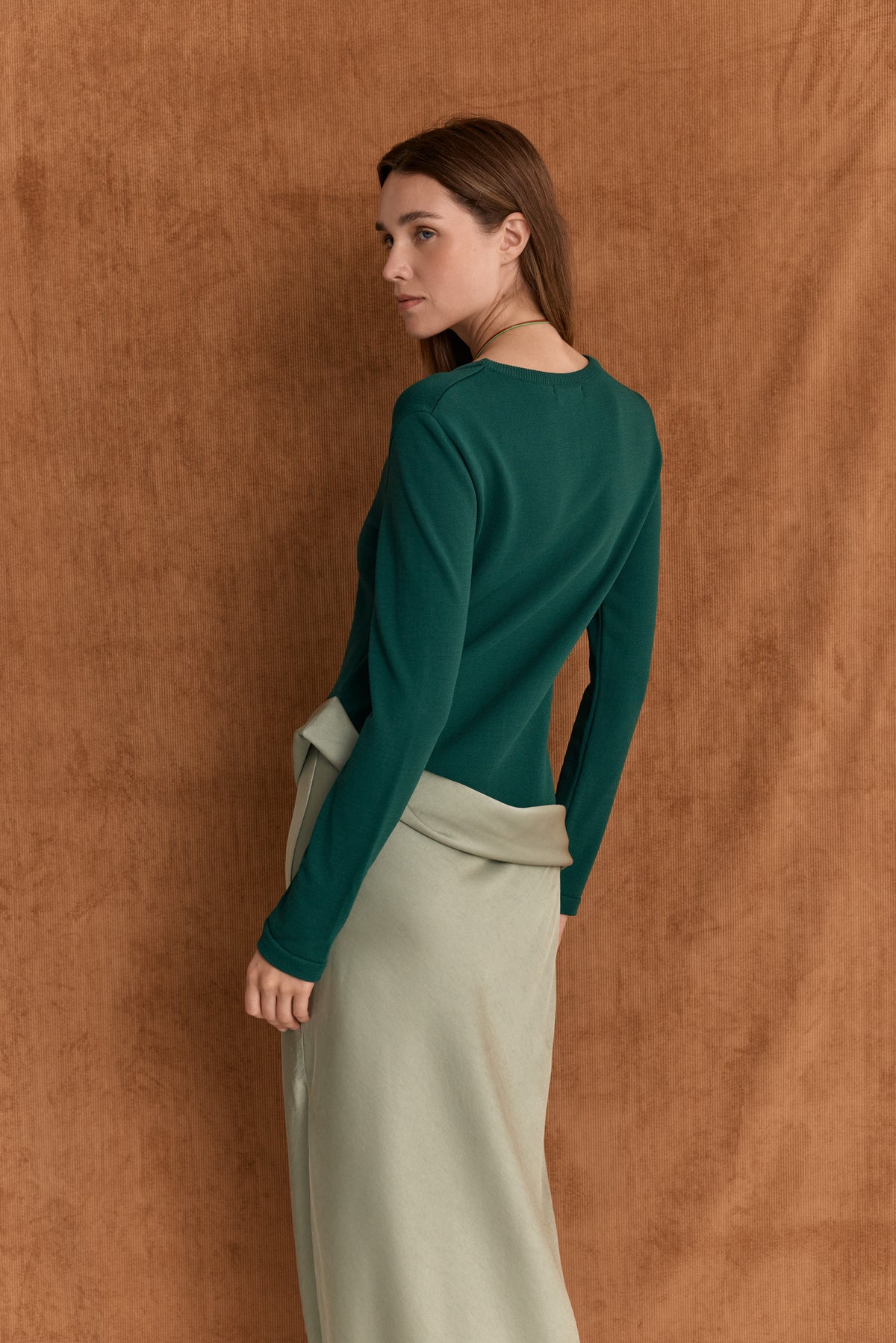 Vestido de invierno Nani caqui