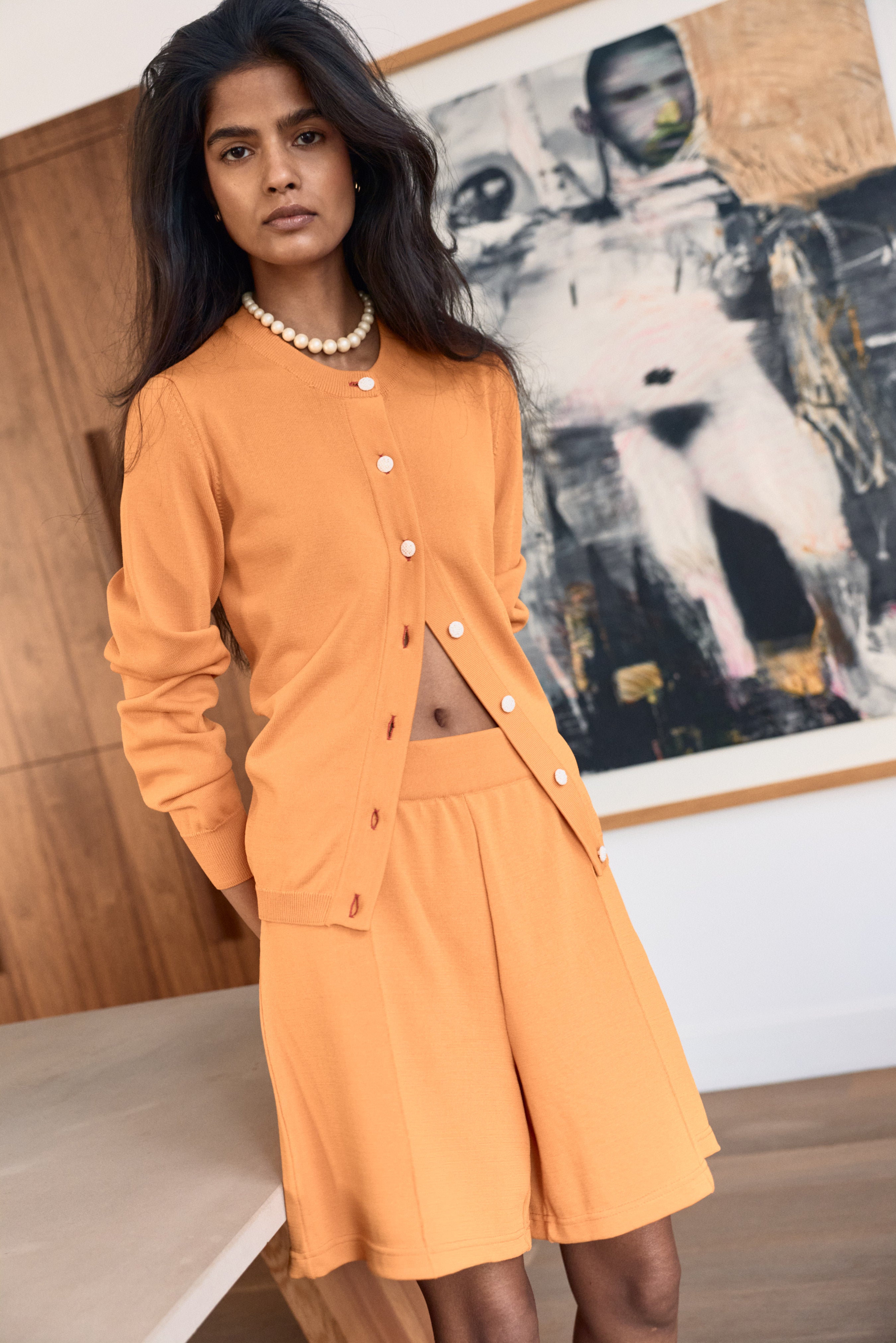 Montse Cardigan Orange