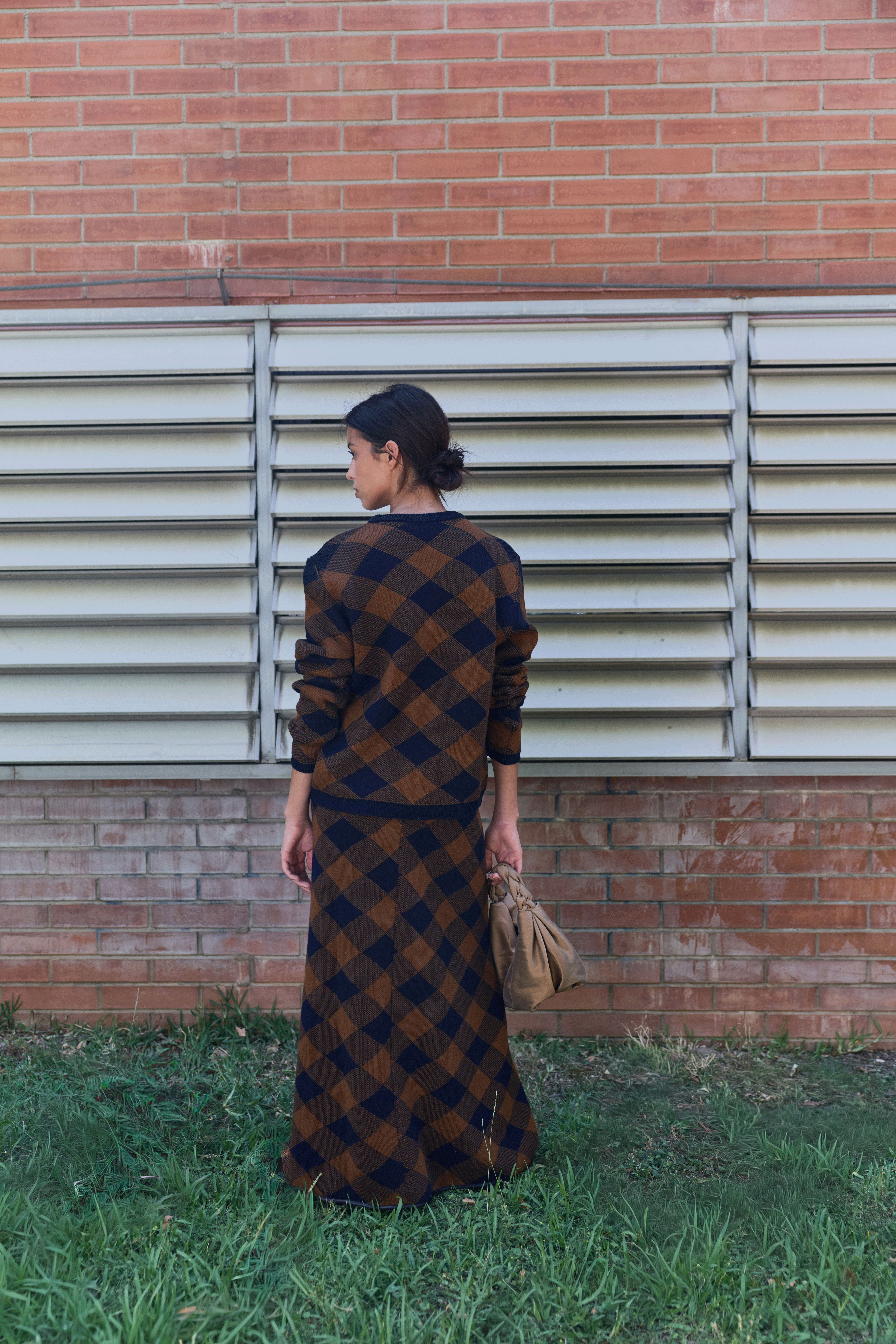 Lupe Skirt Argyle