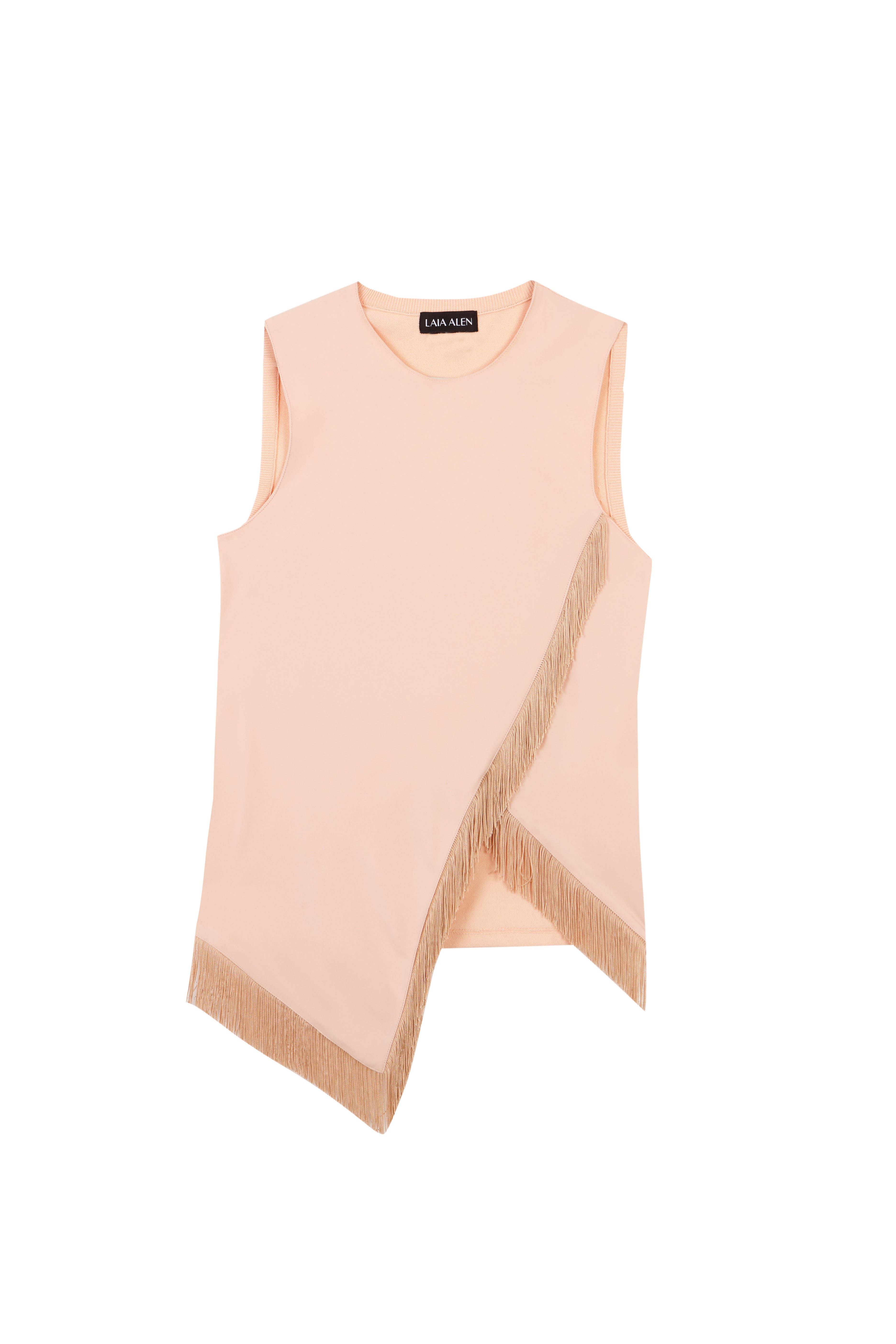 Ines Top Fringes Powder Pink