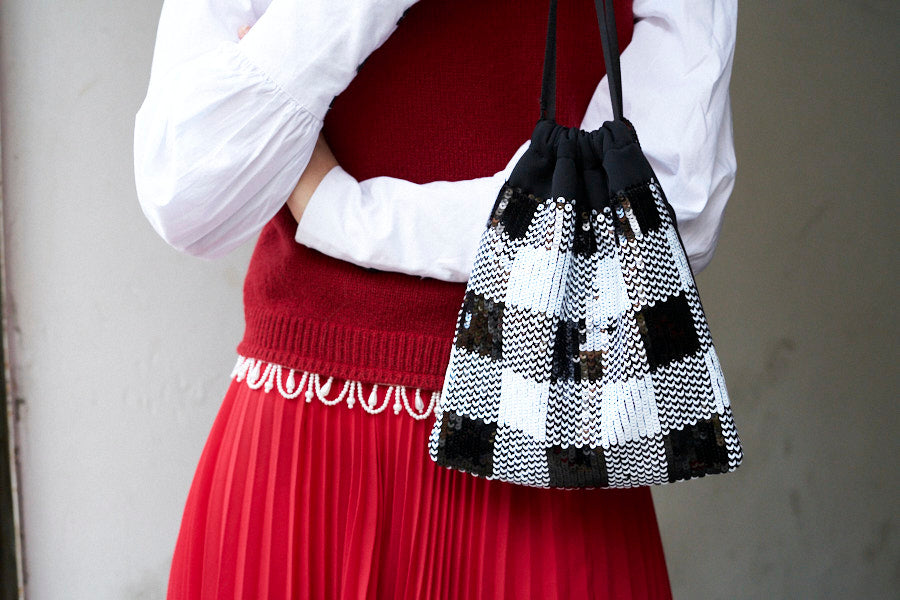 Chaleco rojo perla Mumu