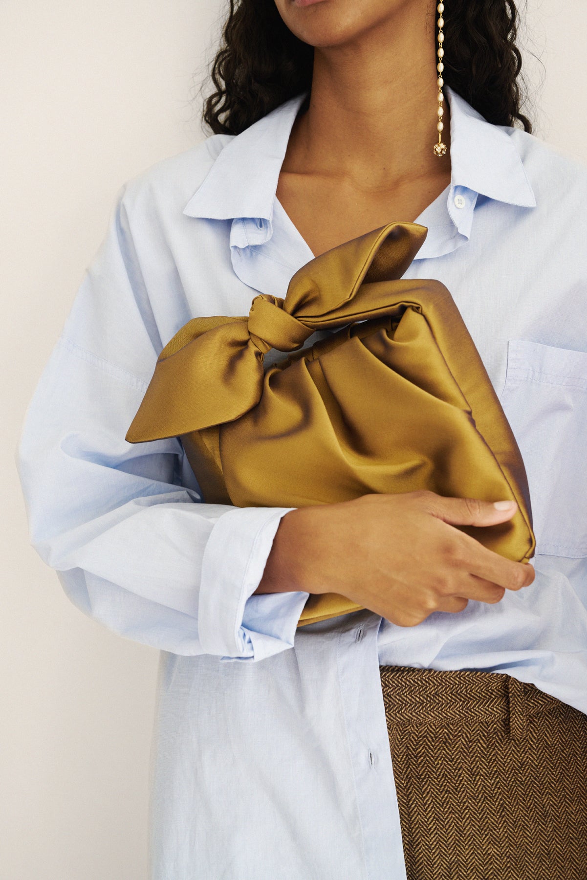 Mary Bag Shiny Beige