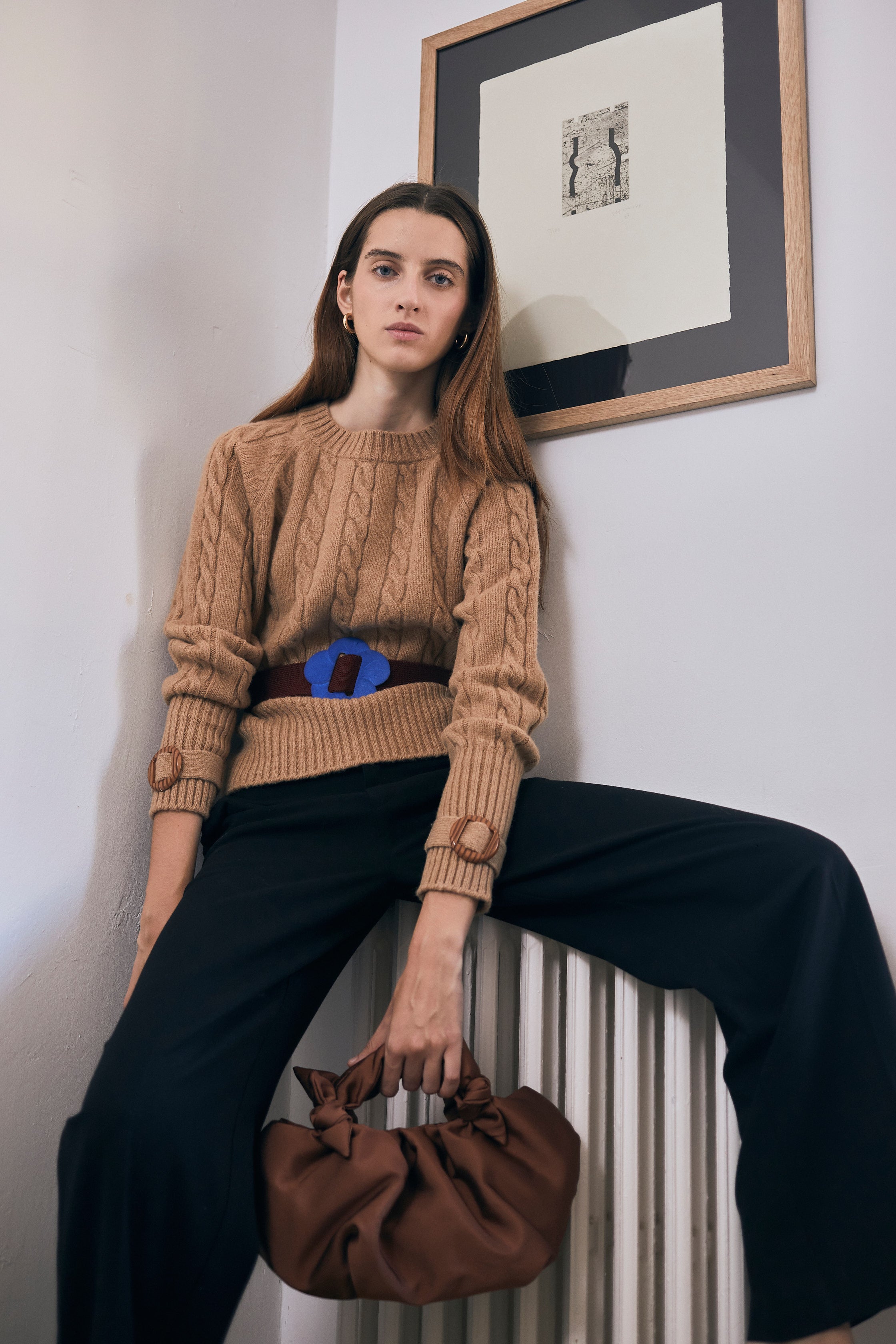 Jersey de ochos Clara Beige