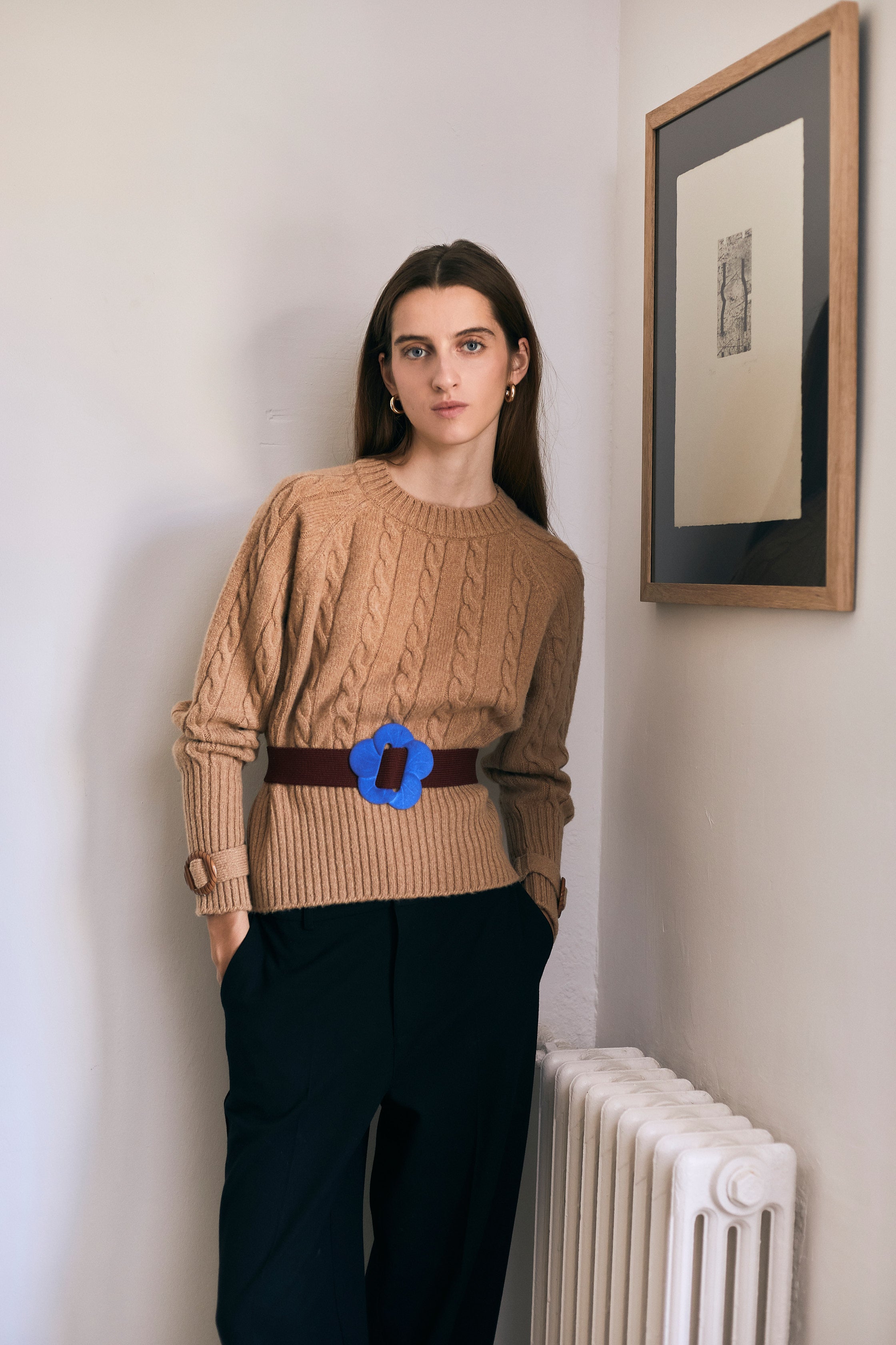 Jersey de ochos Clara Beige
