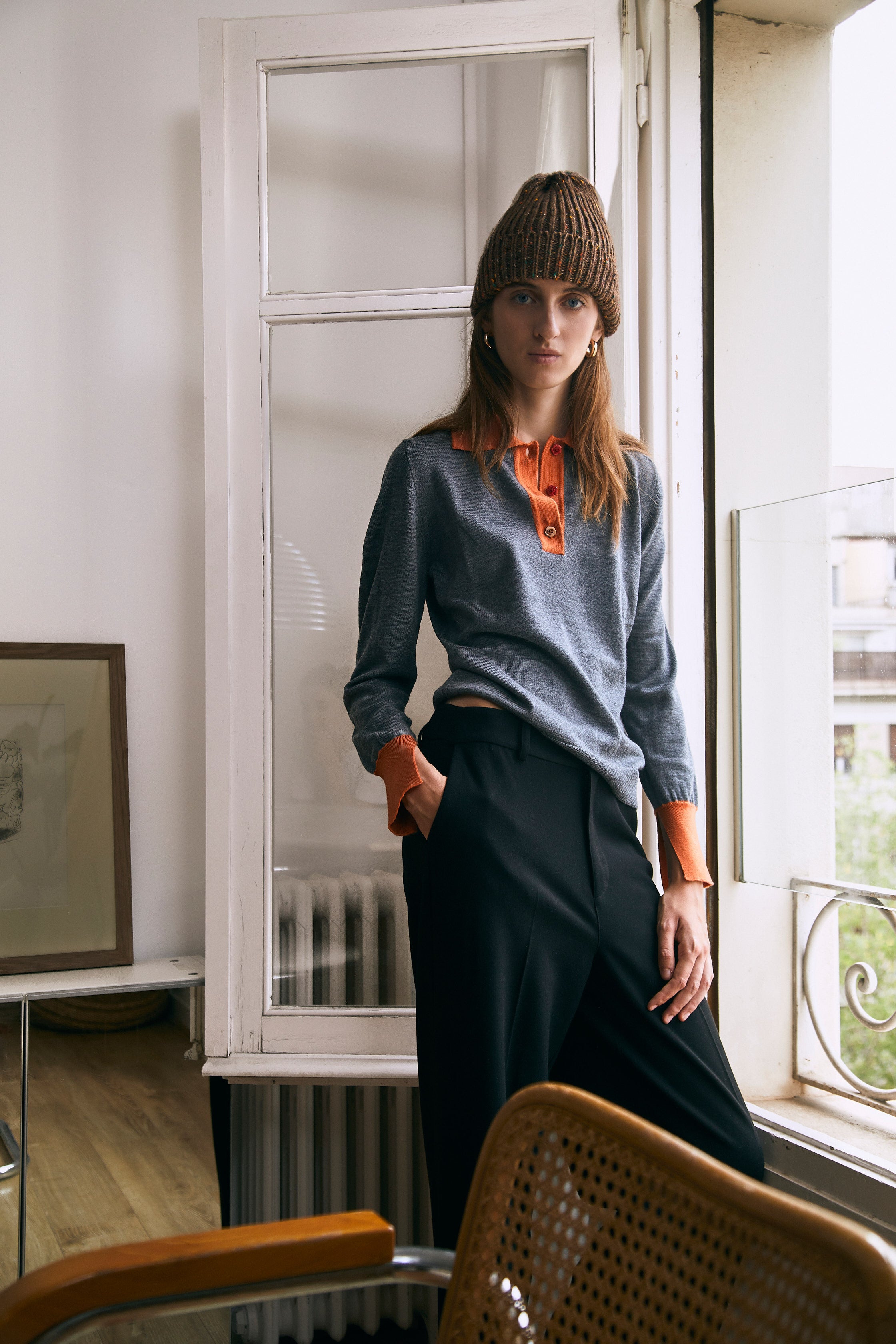 Camille Polo Grey