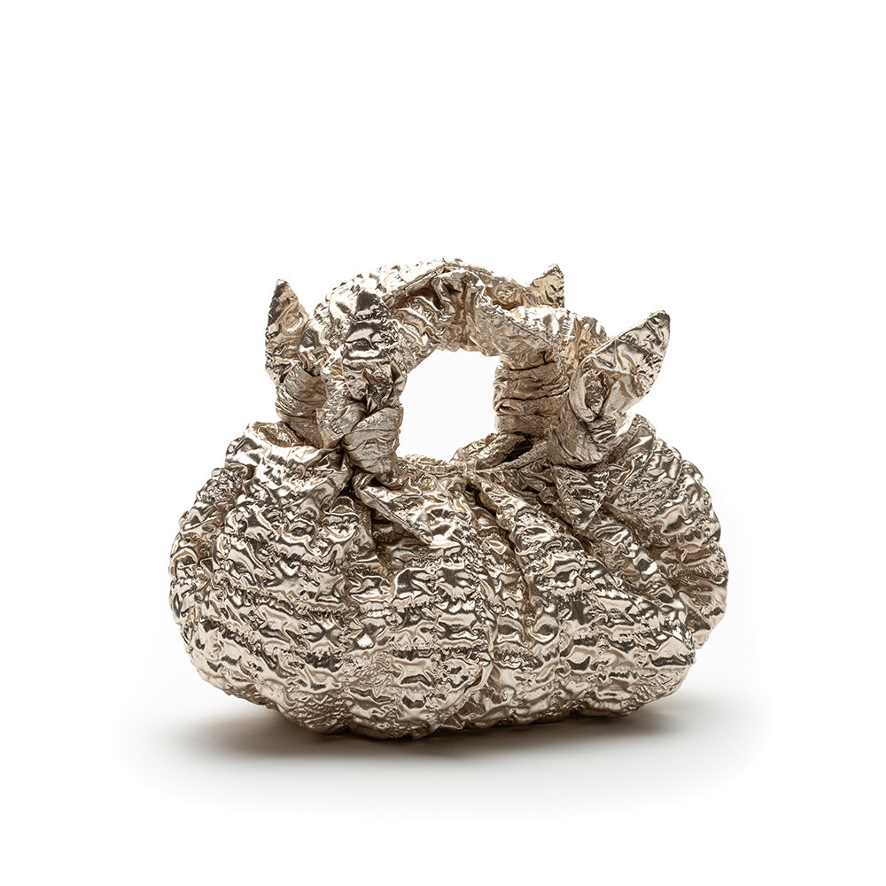 bernatta mini silver textured
