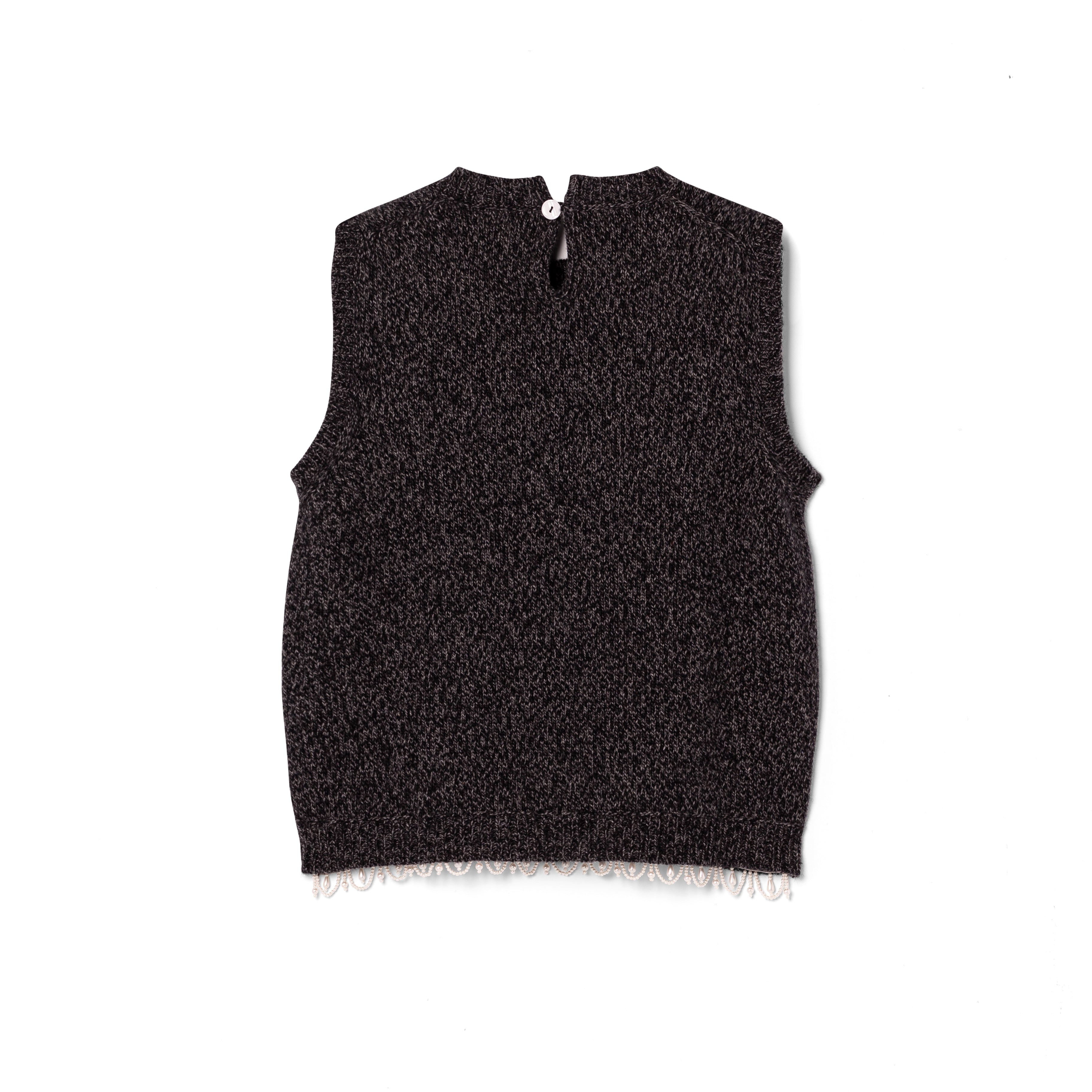 Mumu Pearl Black Vest