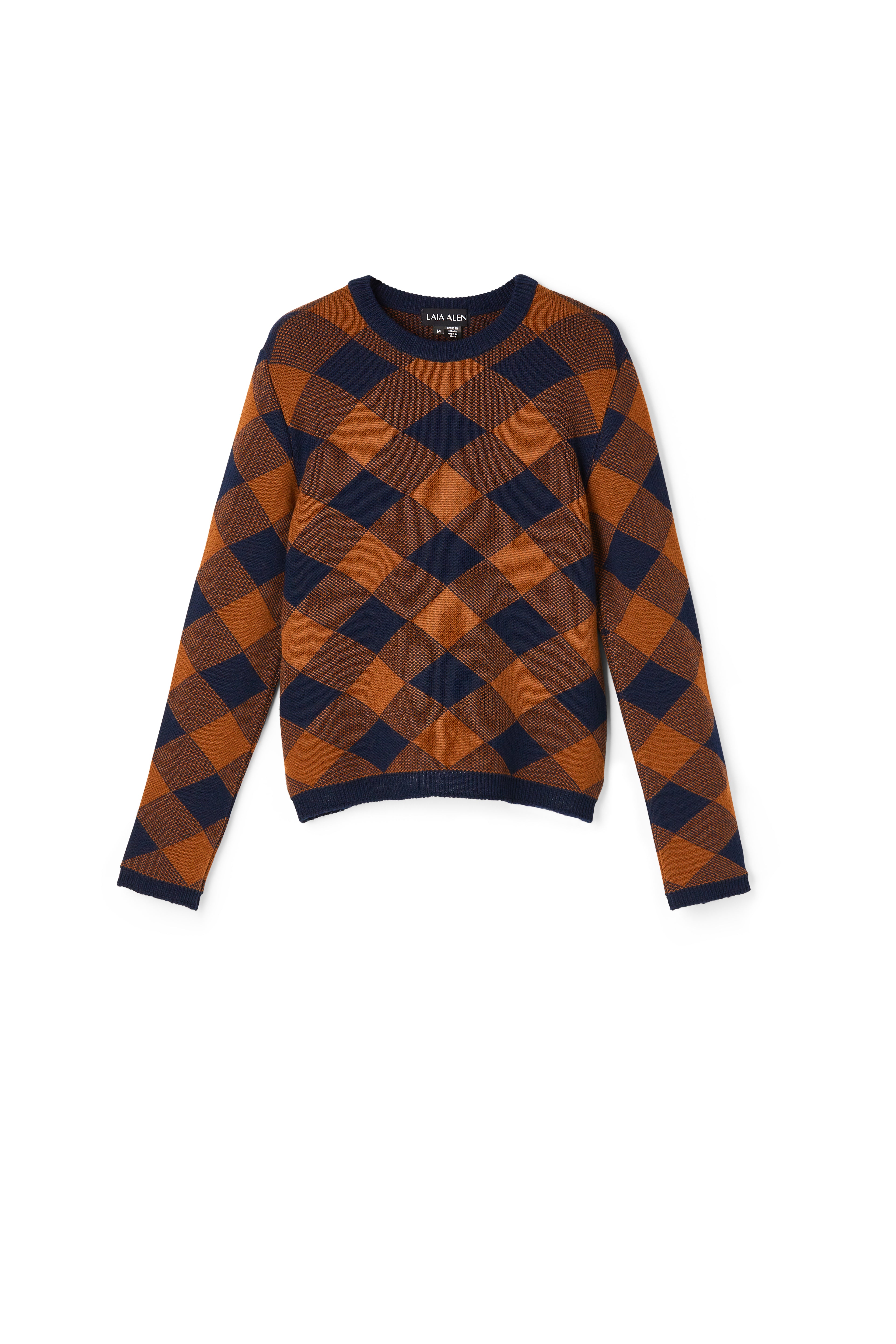 Lupe Crew Neck Argyle