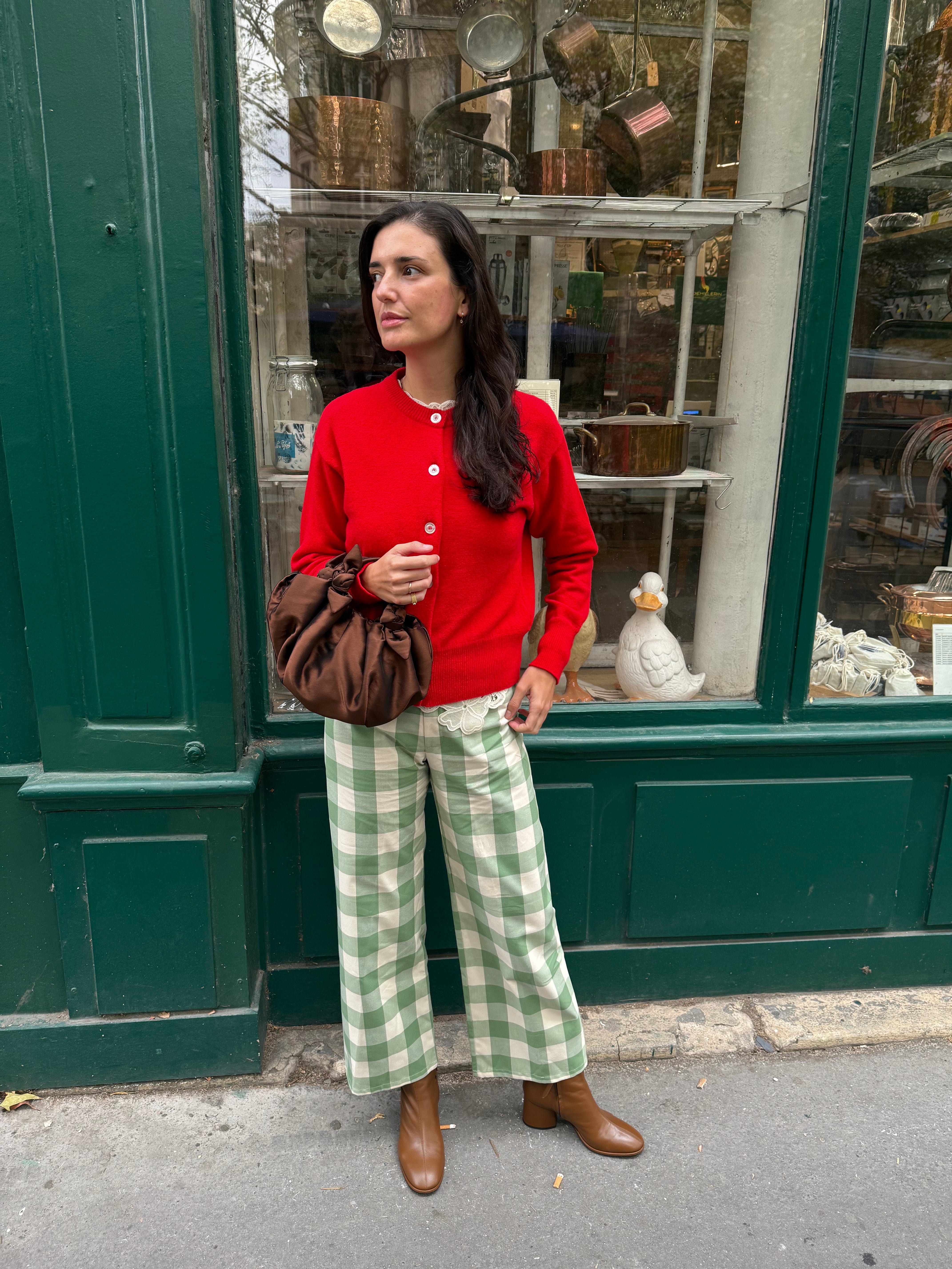 Kent Cardigan Red