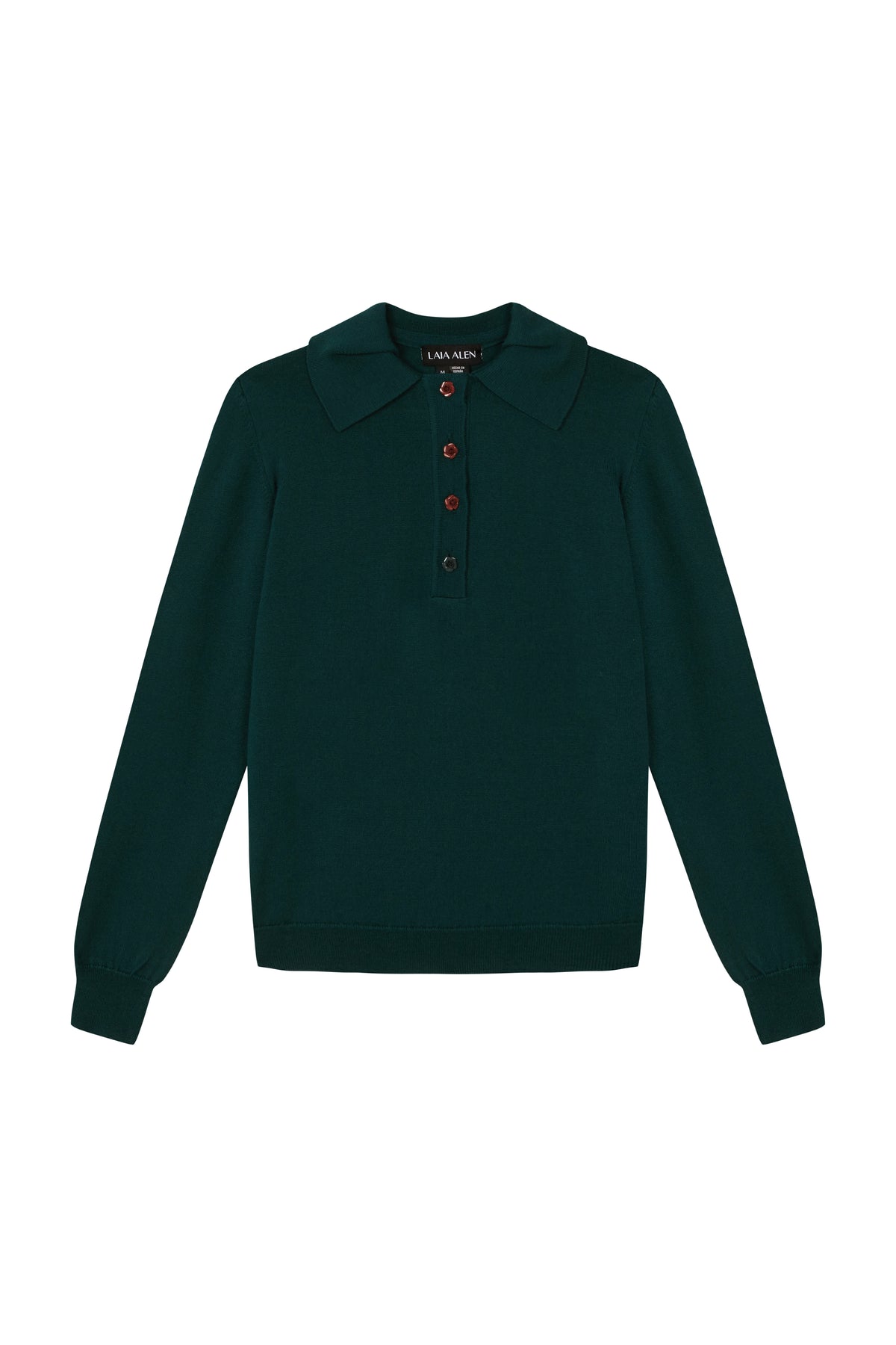 Antonia Winter Polo Green