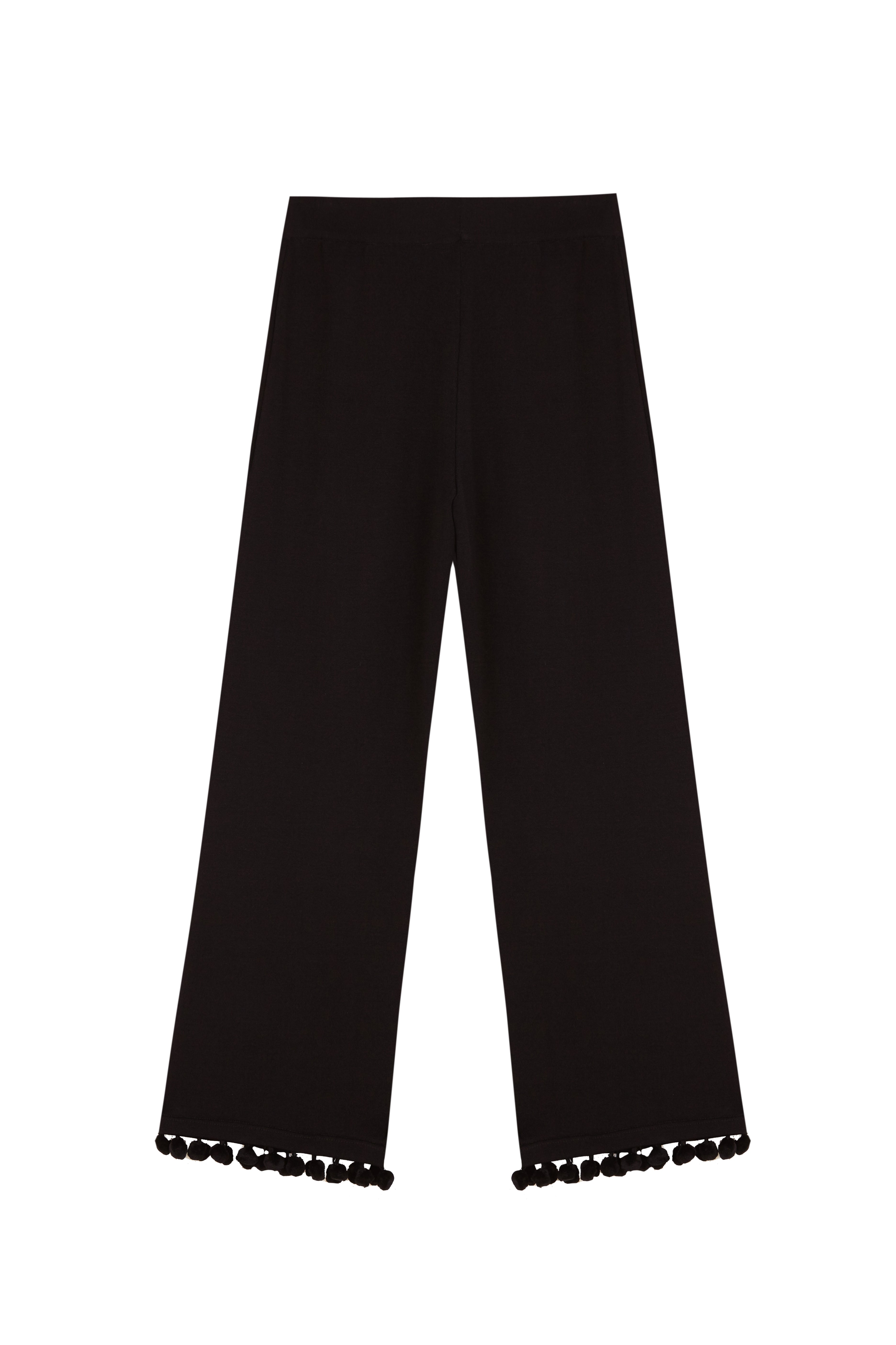 Margarita Pants Pom-Pom Black