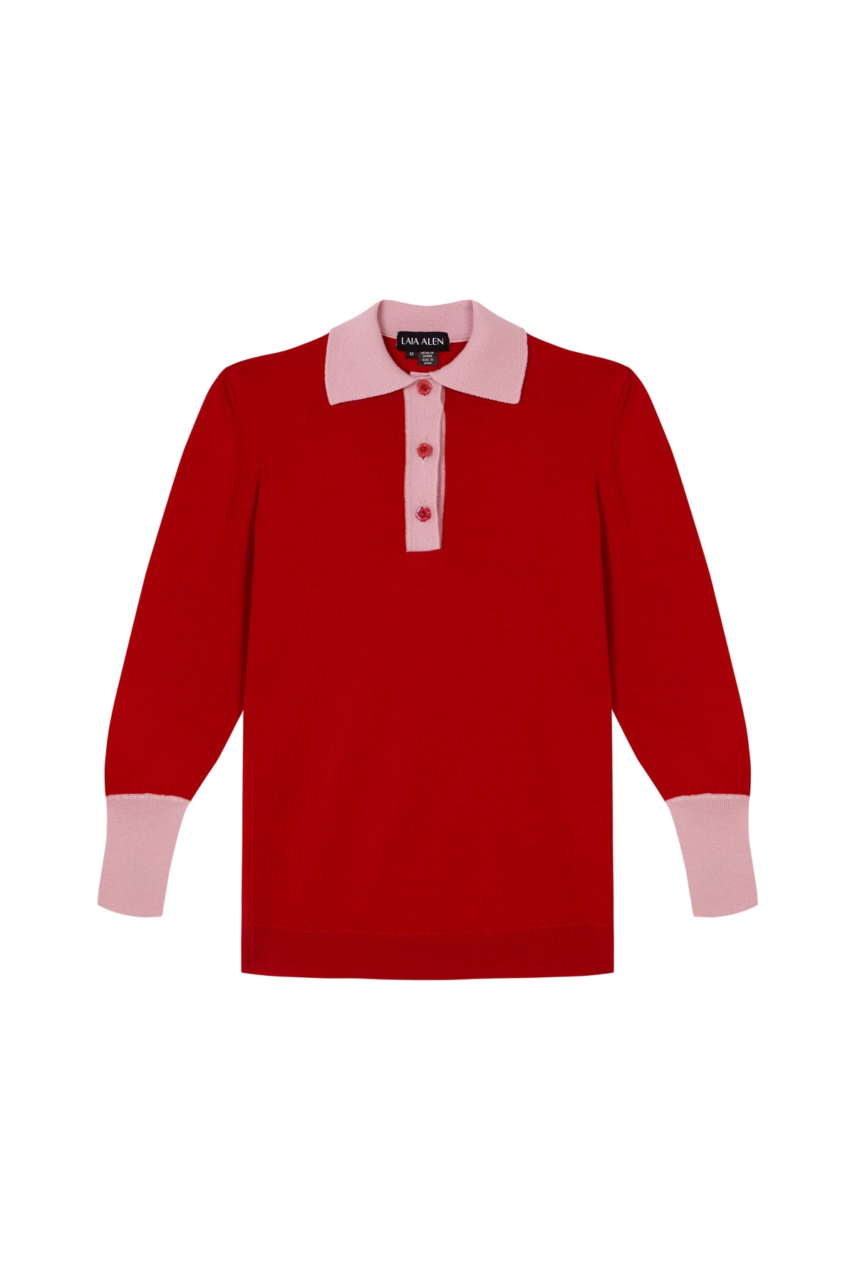 Emily Cashmere Polo Red
