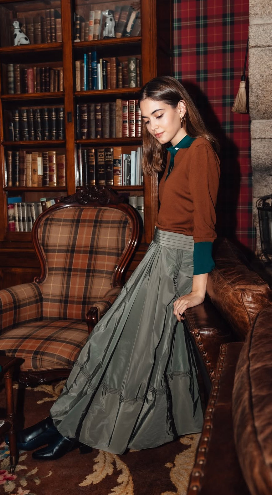 Emily Cashmere blend Polo Brown