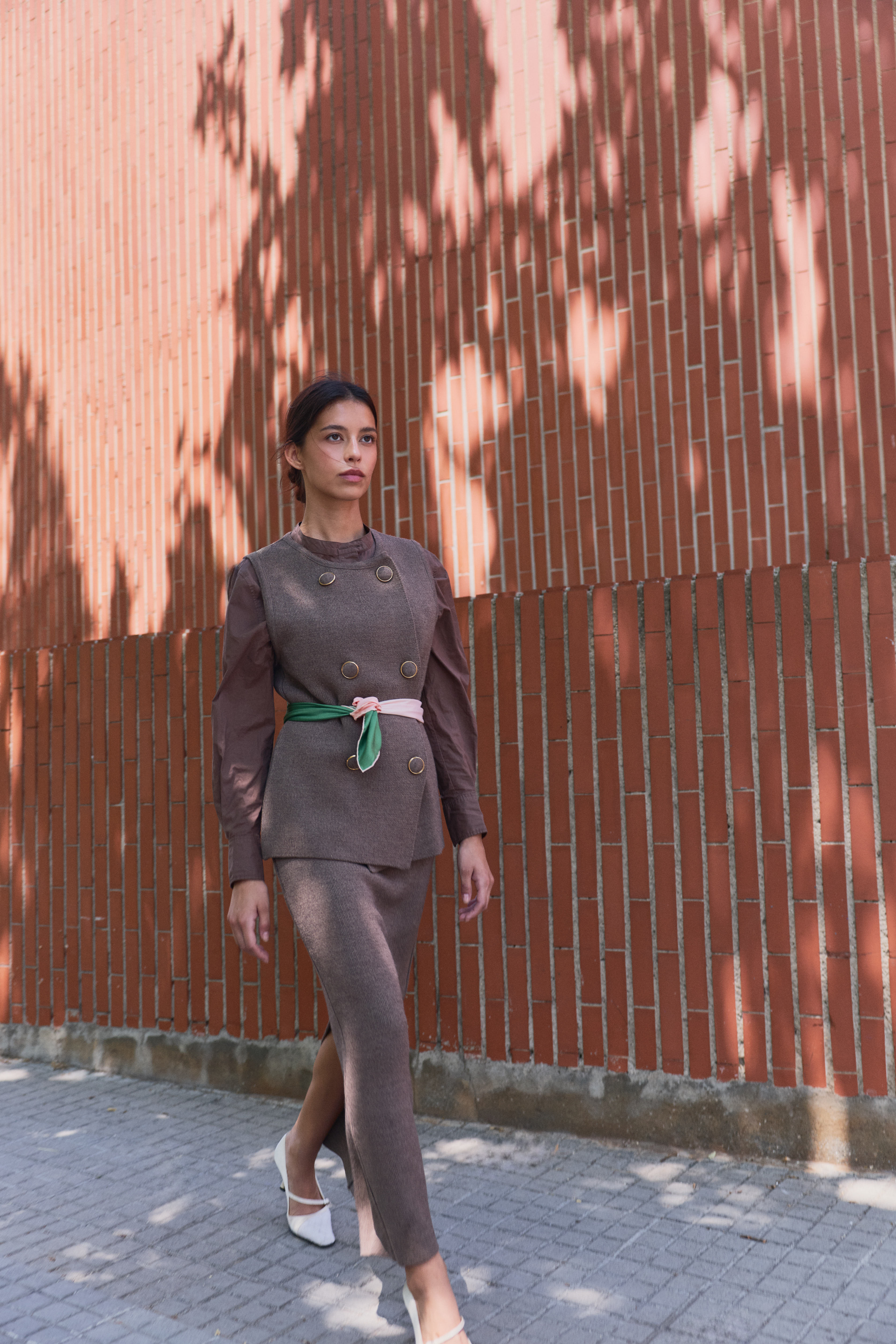 Ginebra Skirt Beige