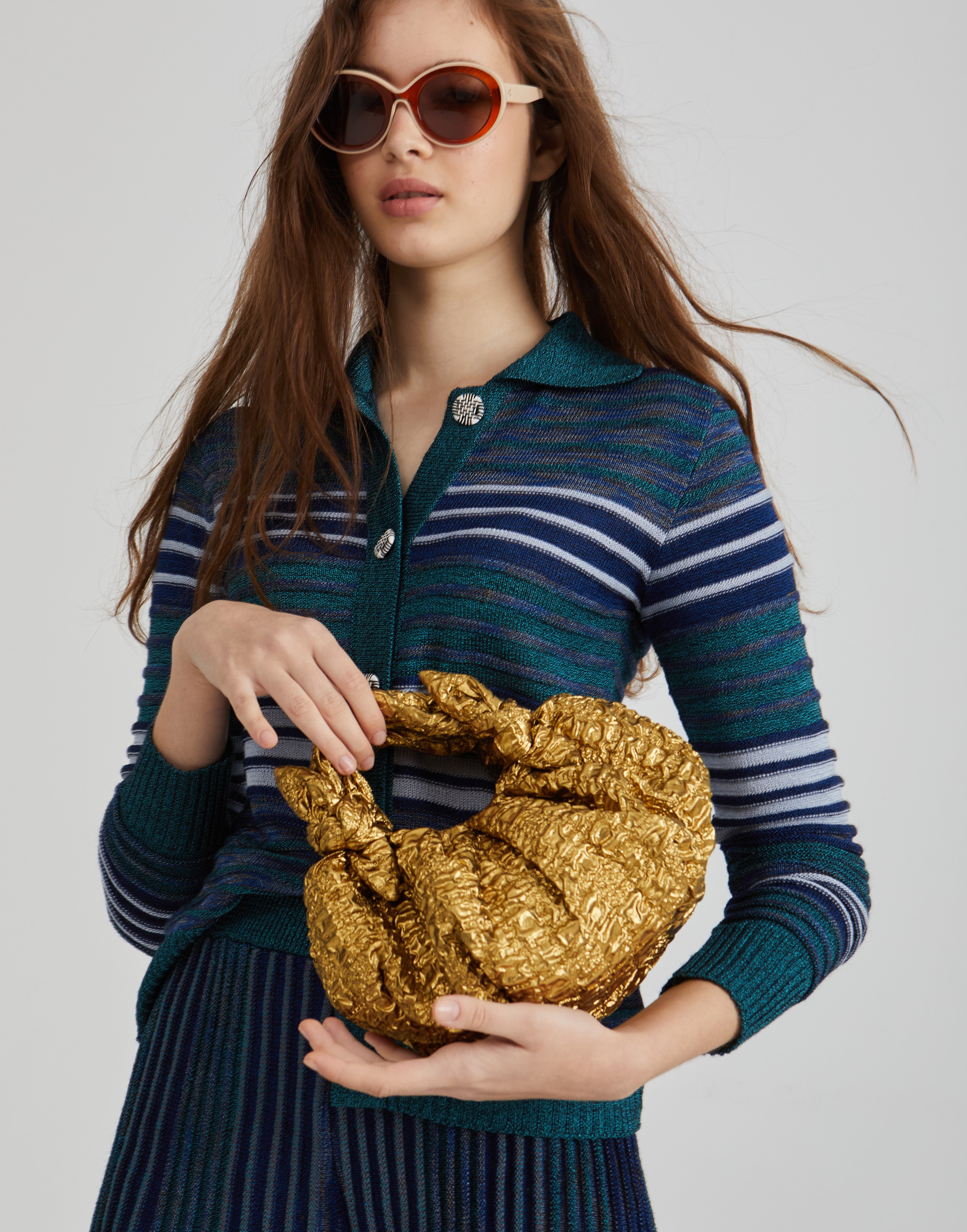 Bernatta Bag Gold Textured