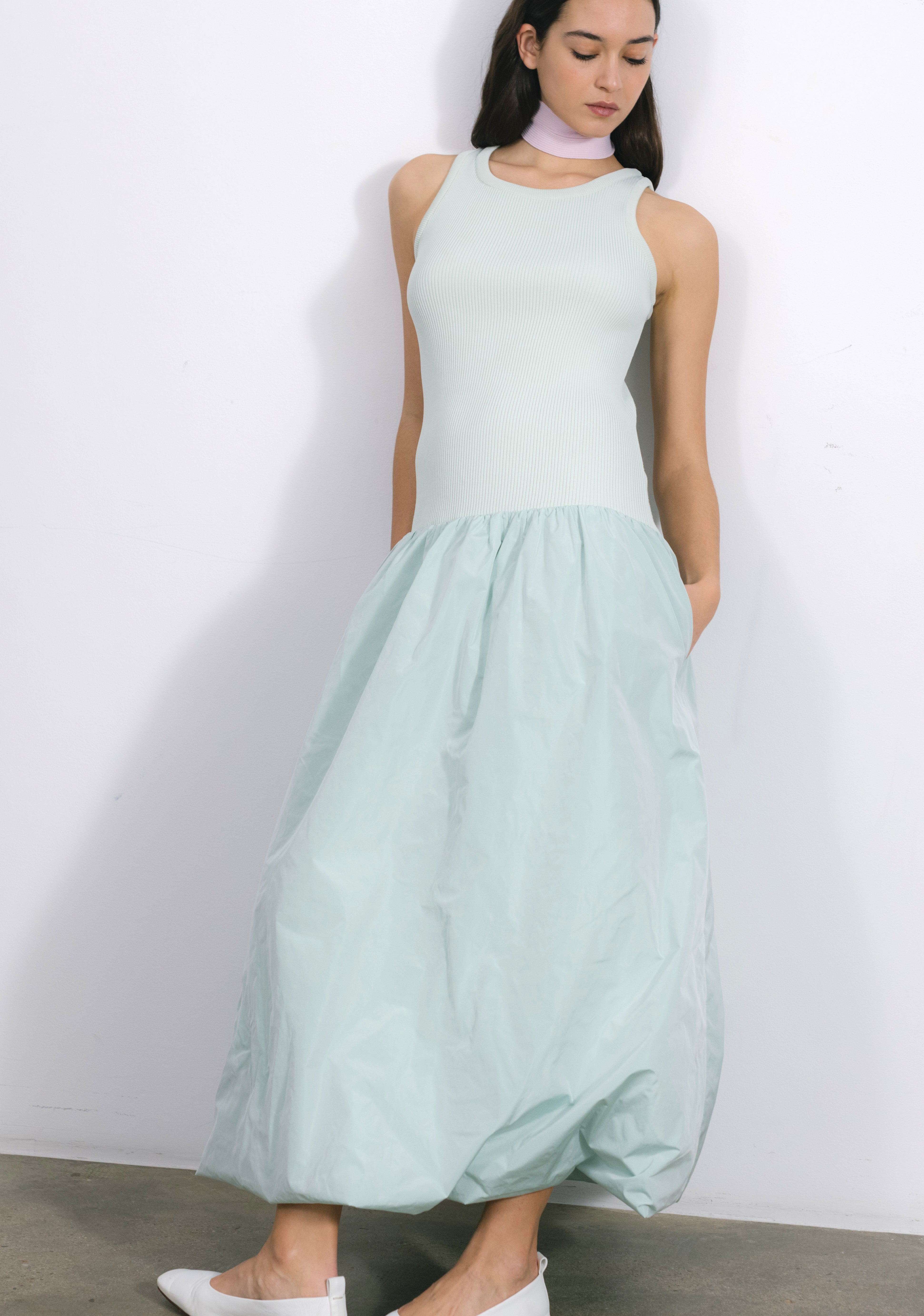 Frida Dress Balloon Mint Green