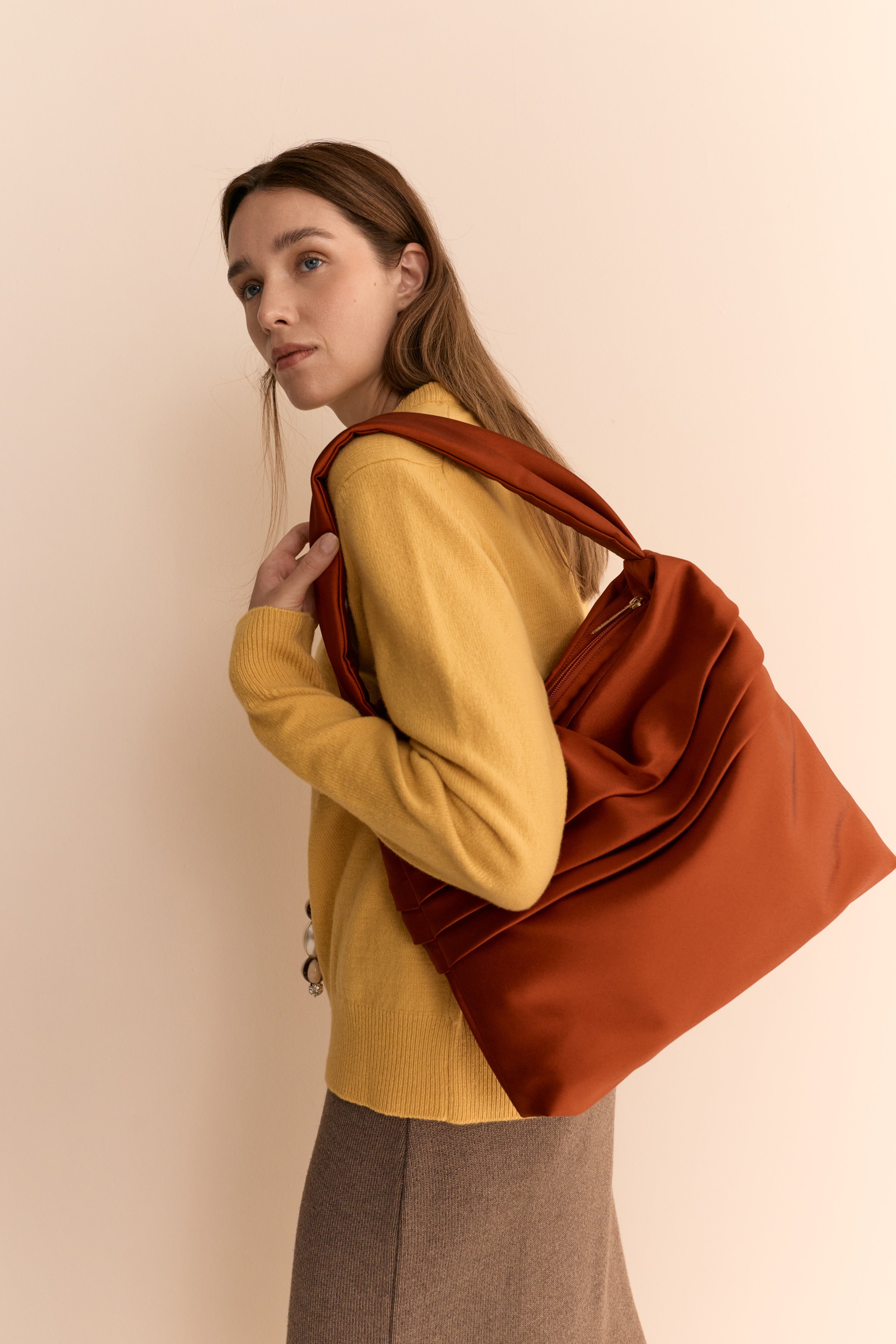 Fina Tote Bag Marrón