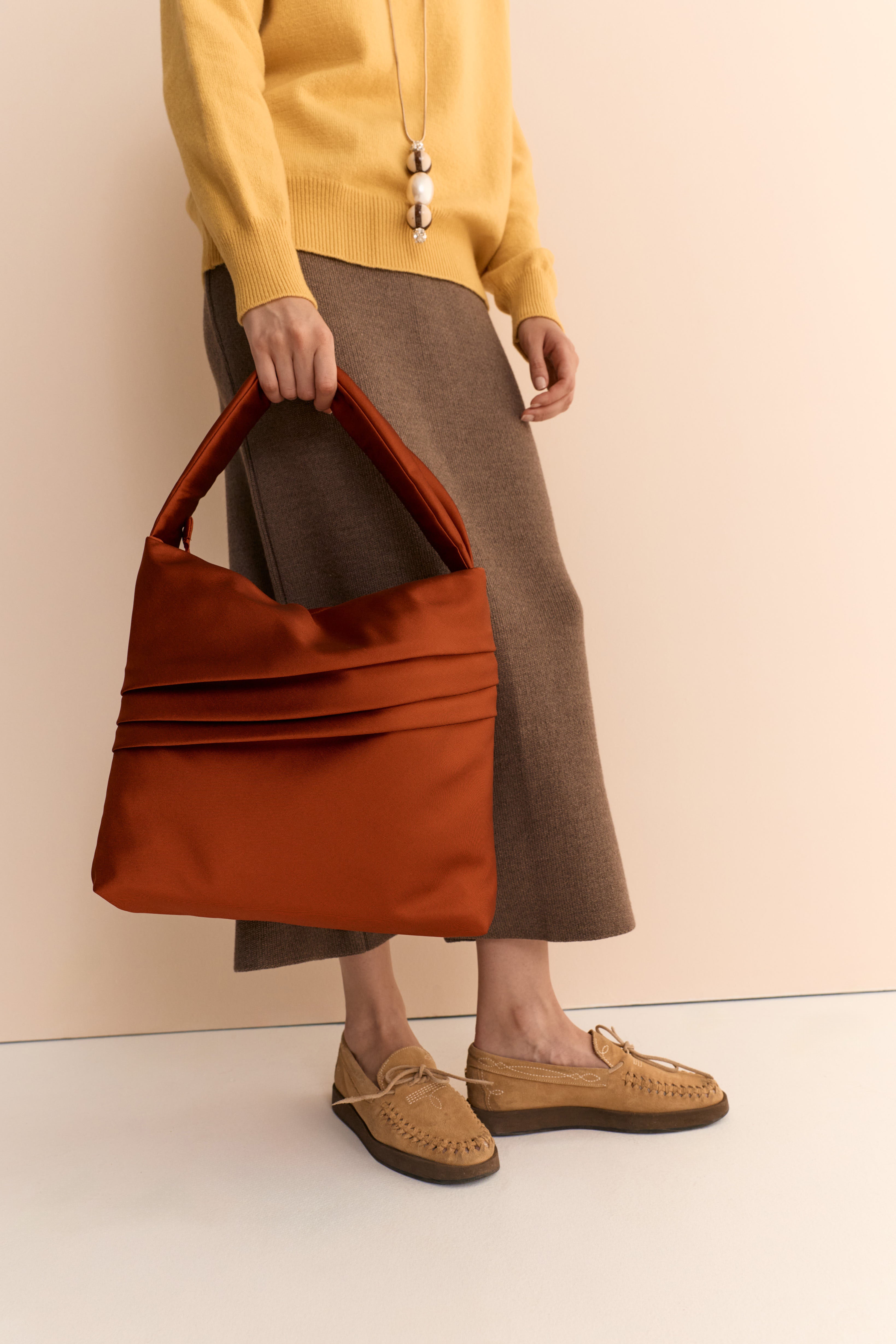 Fina Tote Bag Marrón
