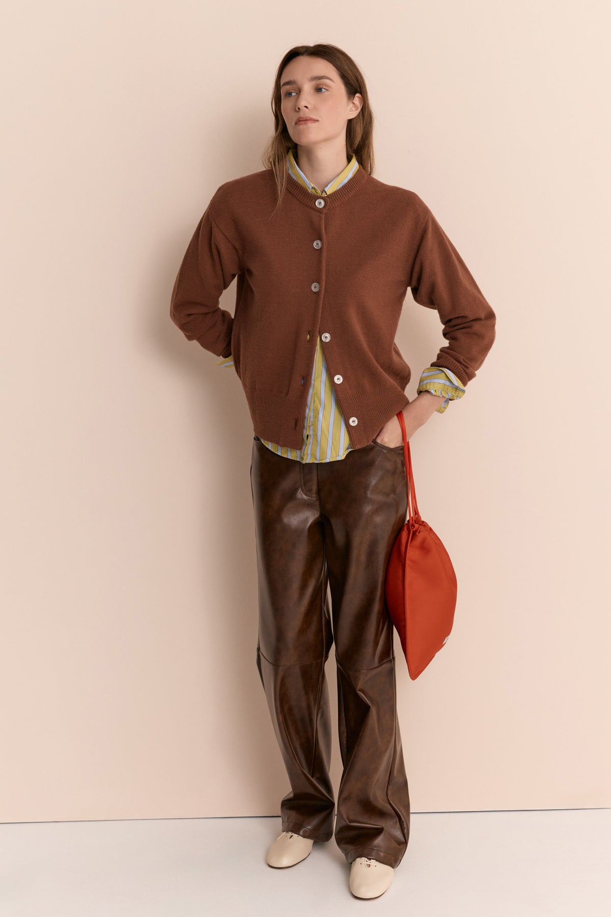 Kent Cardigan Brown