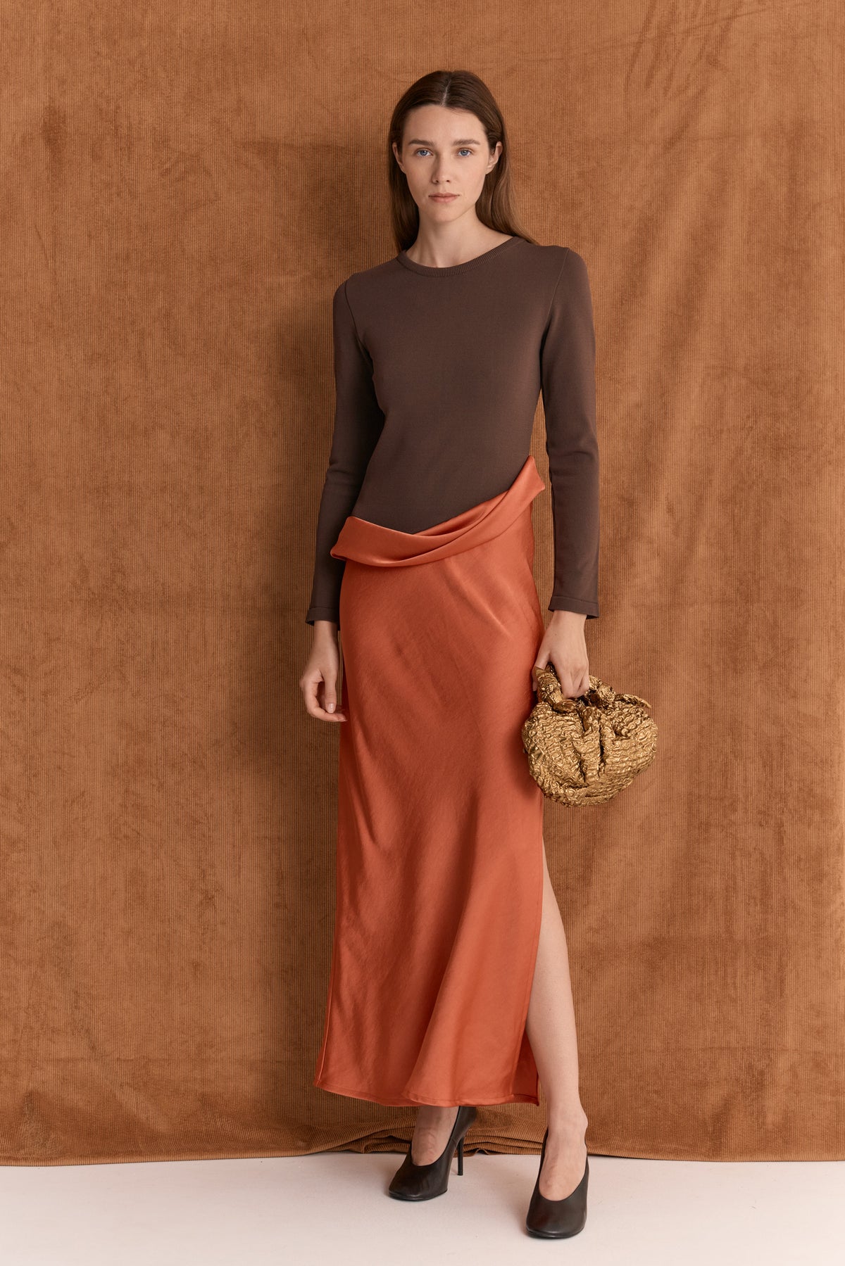 Vestido de invierno Nani coral