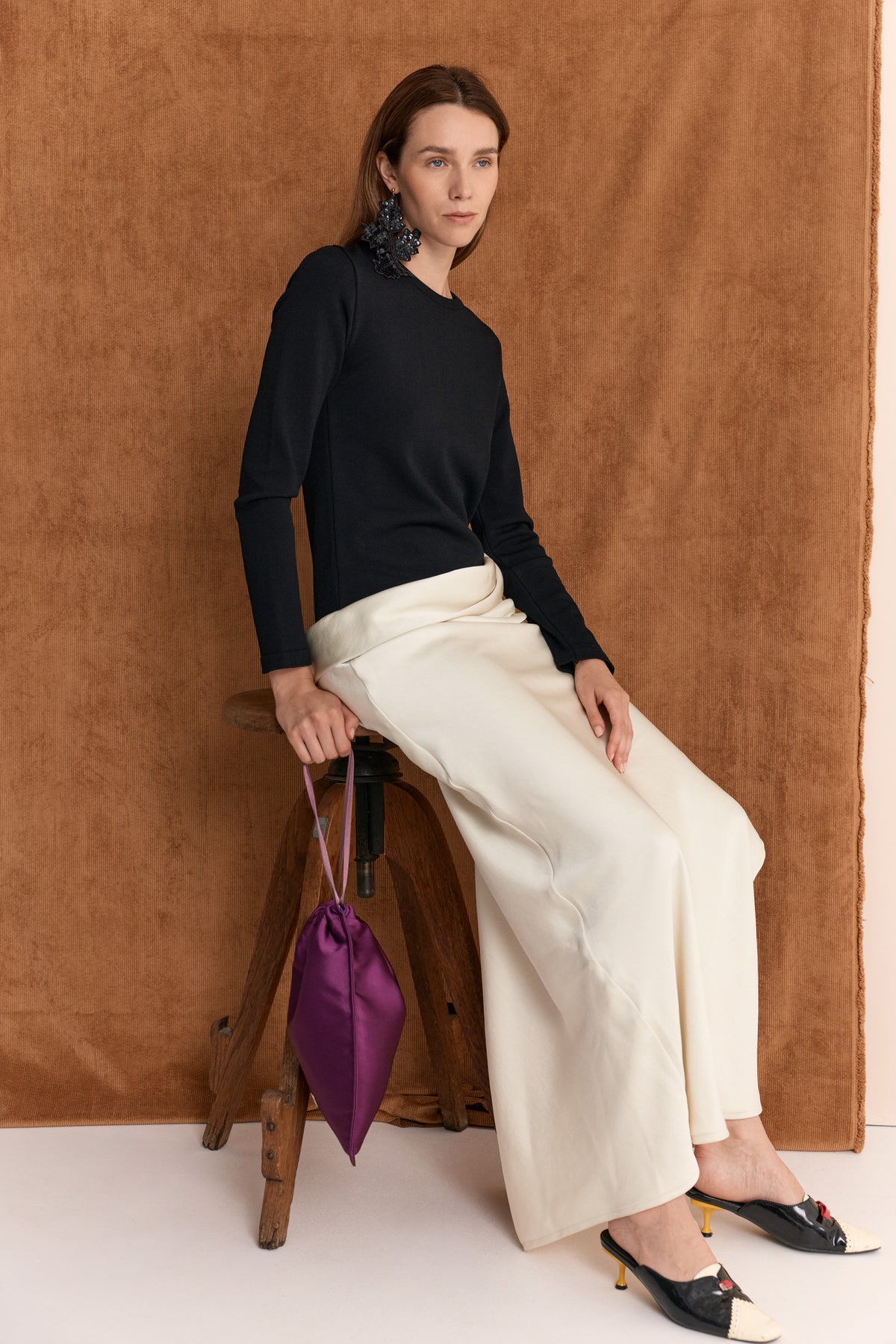 Nani Winter Dress White