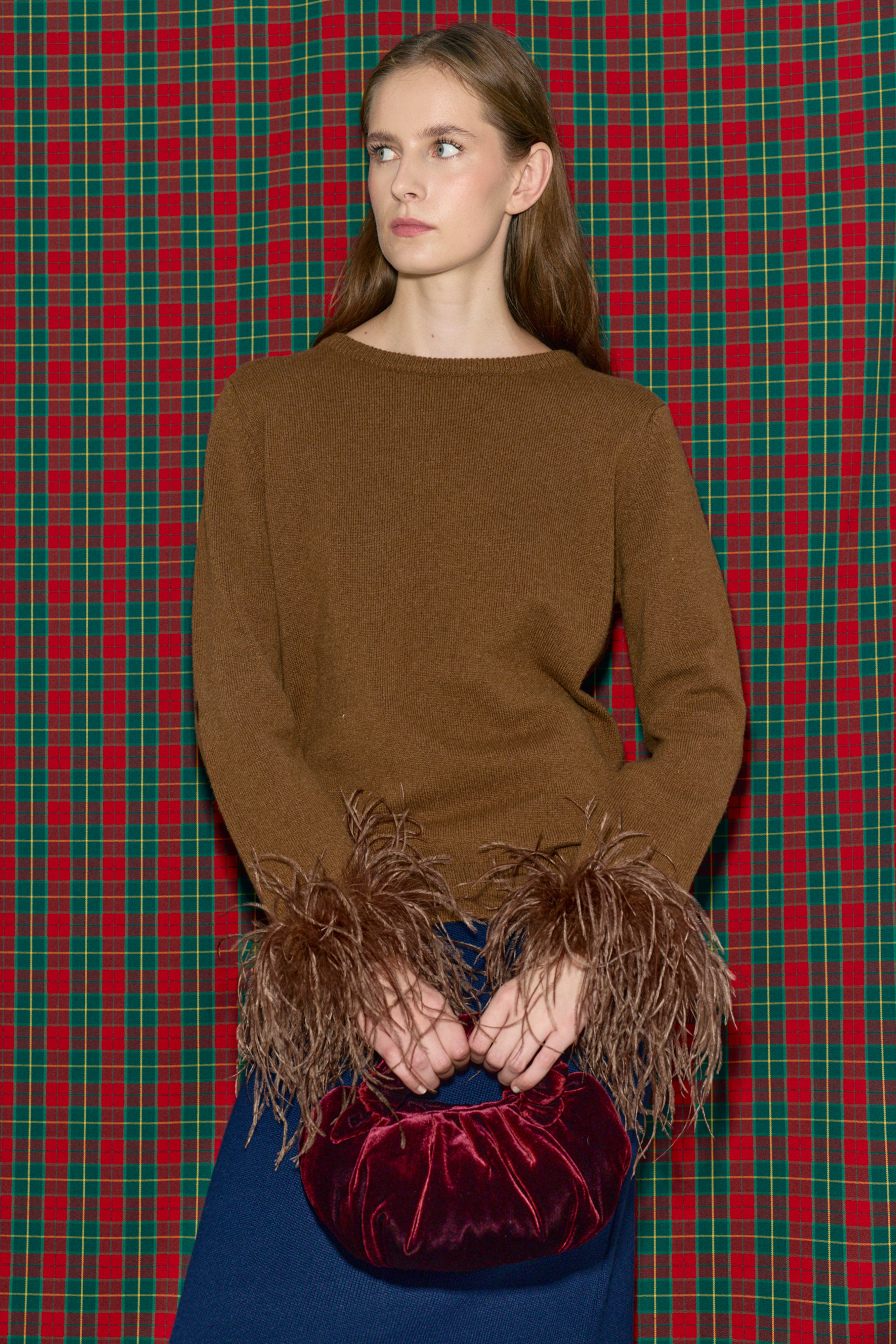 Patricia Cashmere Blend Jumper Brown