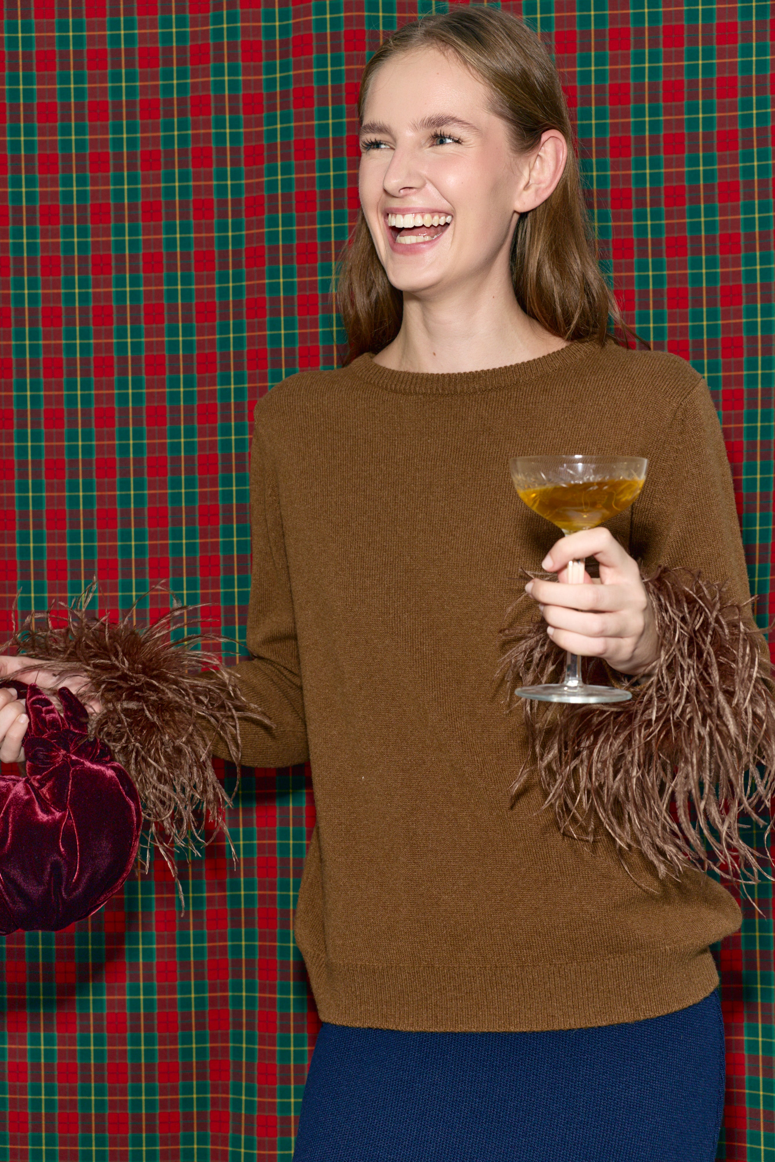 Patricia Cashmere Blend Jumper Brown