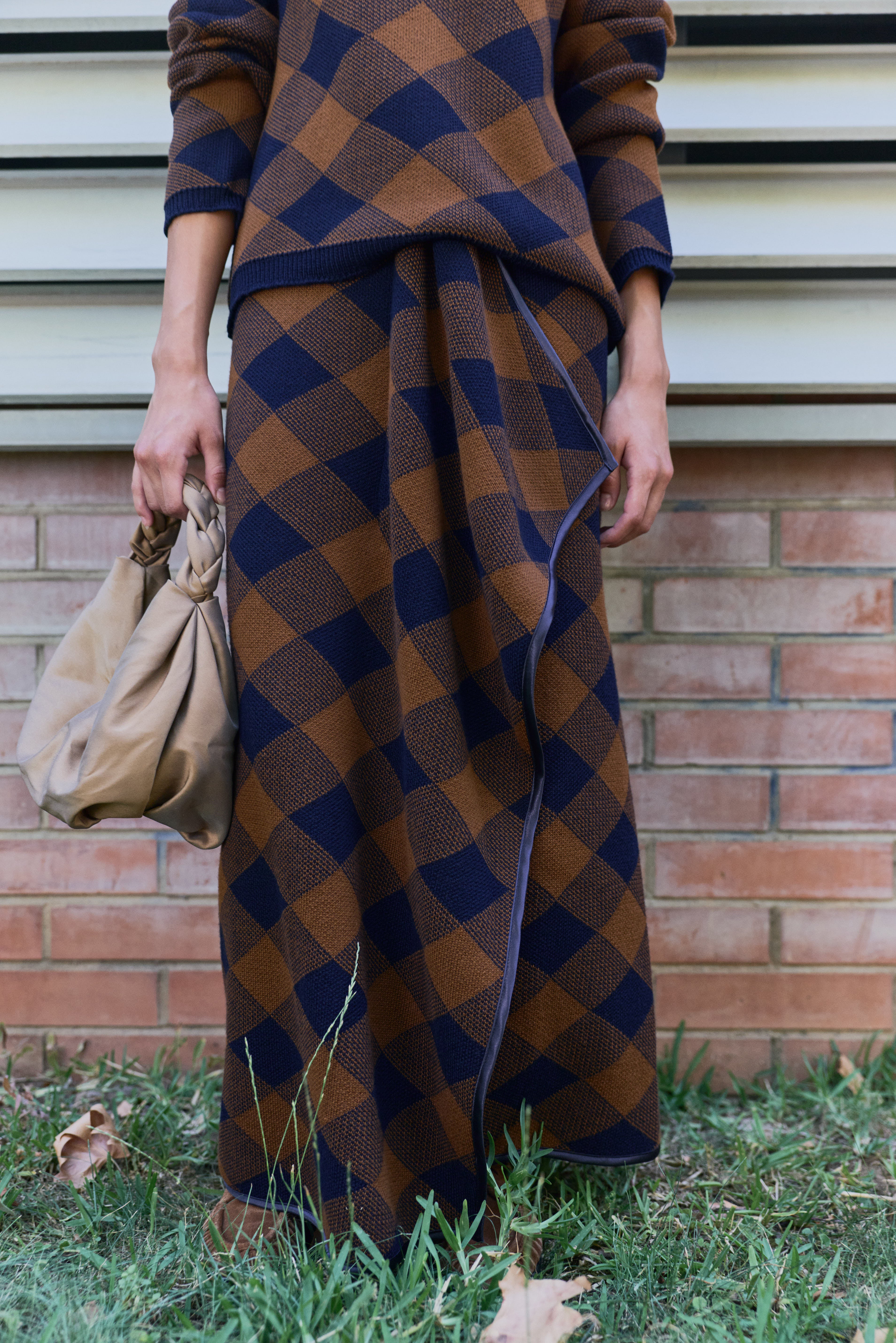Lupe Skirt Argyle