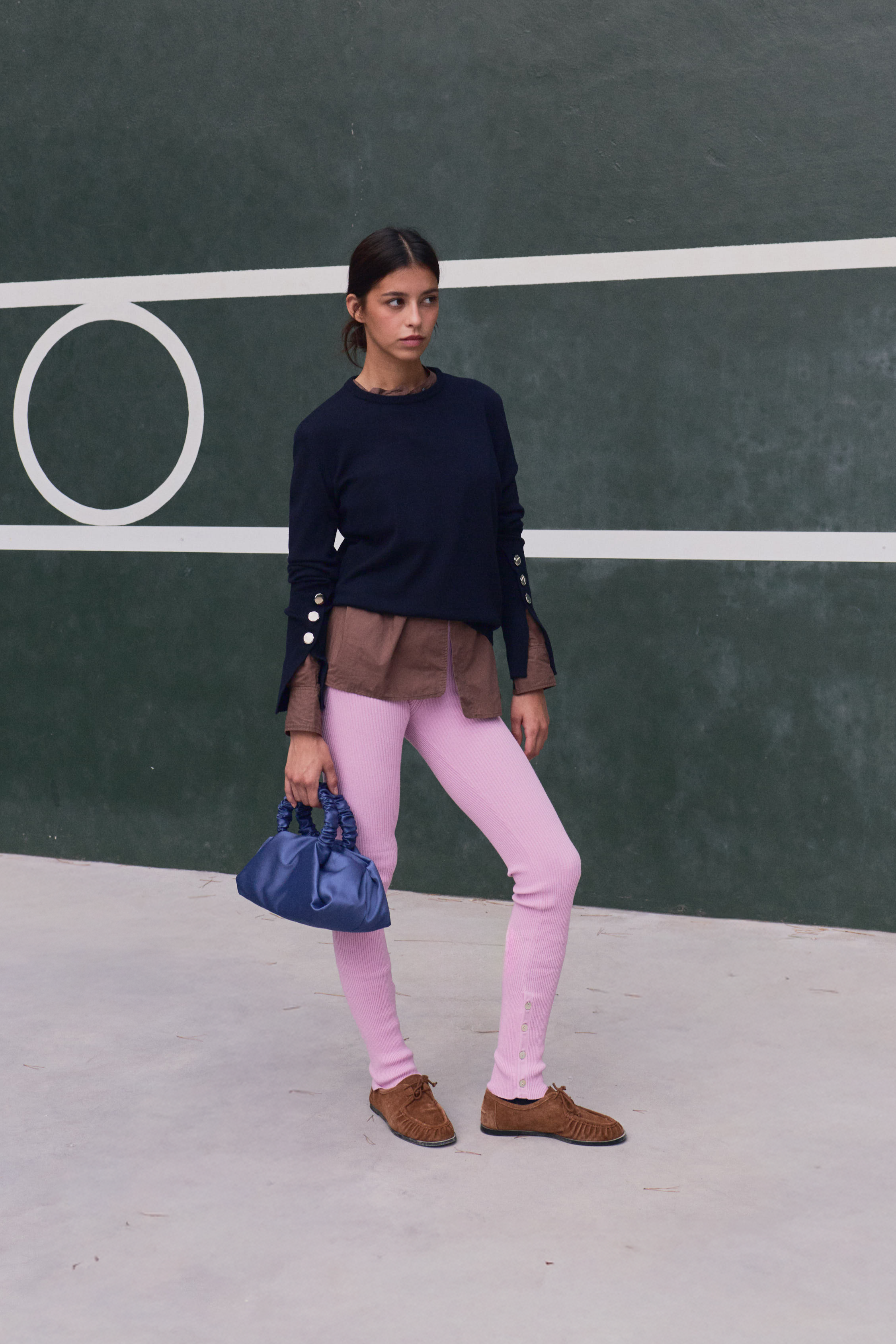 Maru Crew Neck Navy