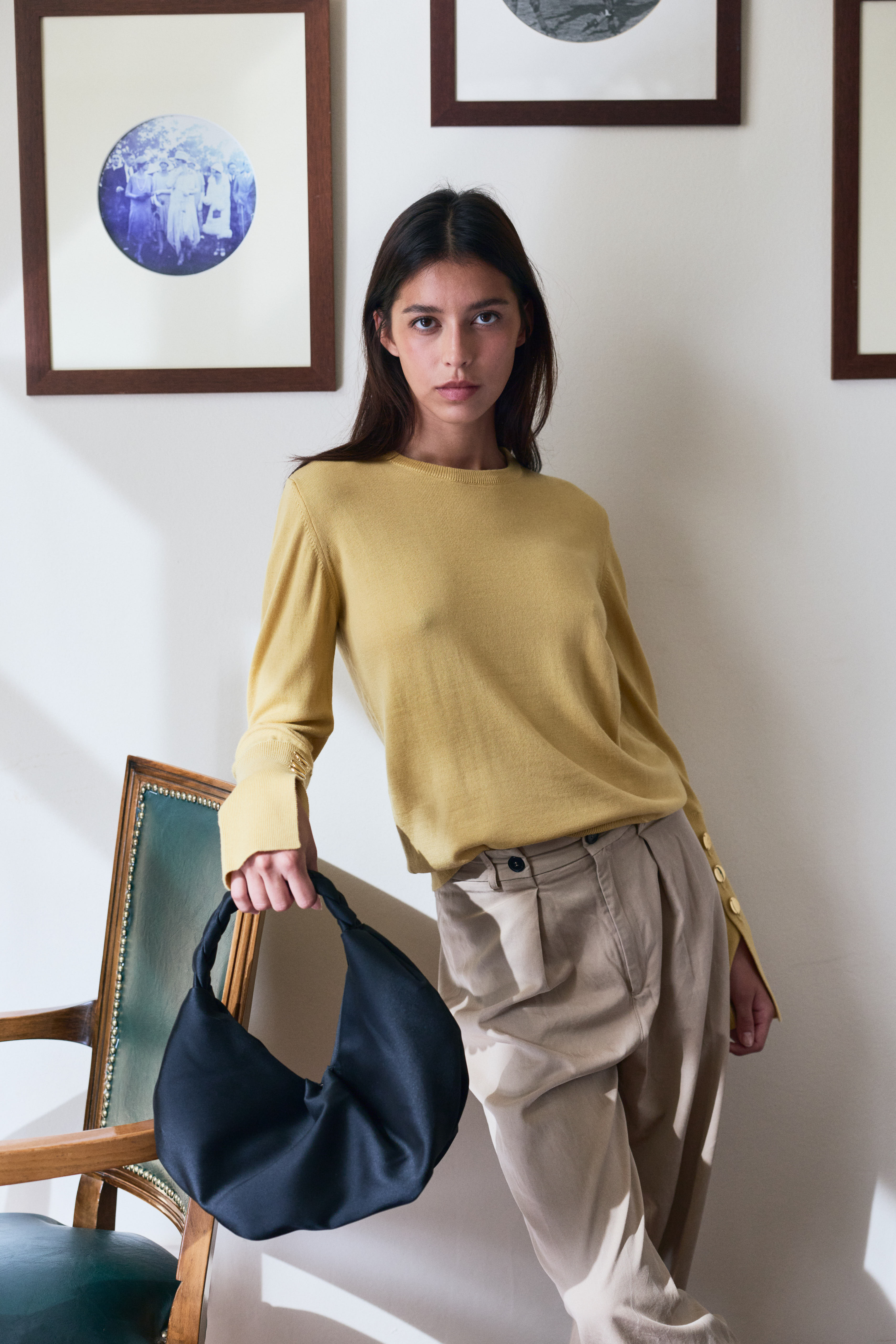 Maru Crew Neck Butter Yellow