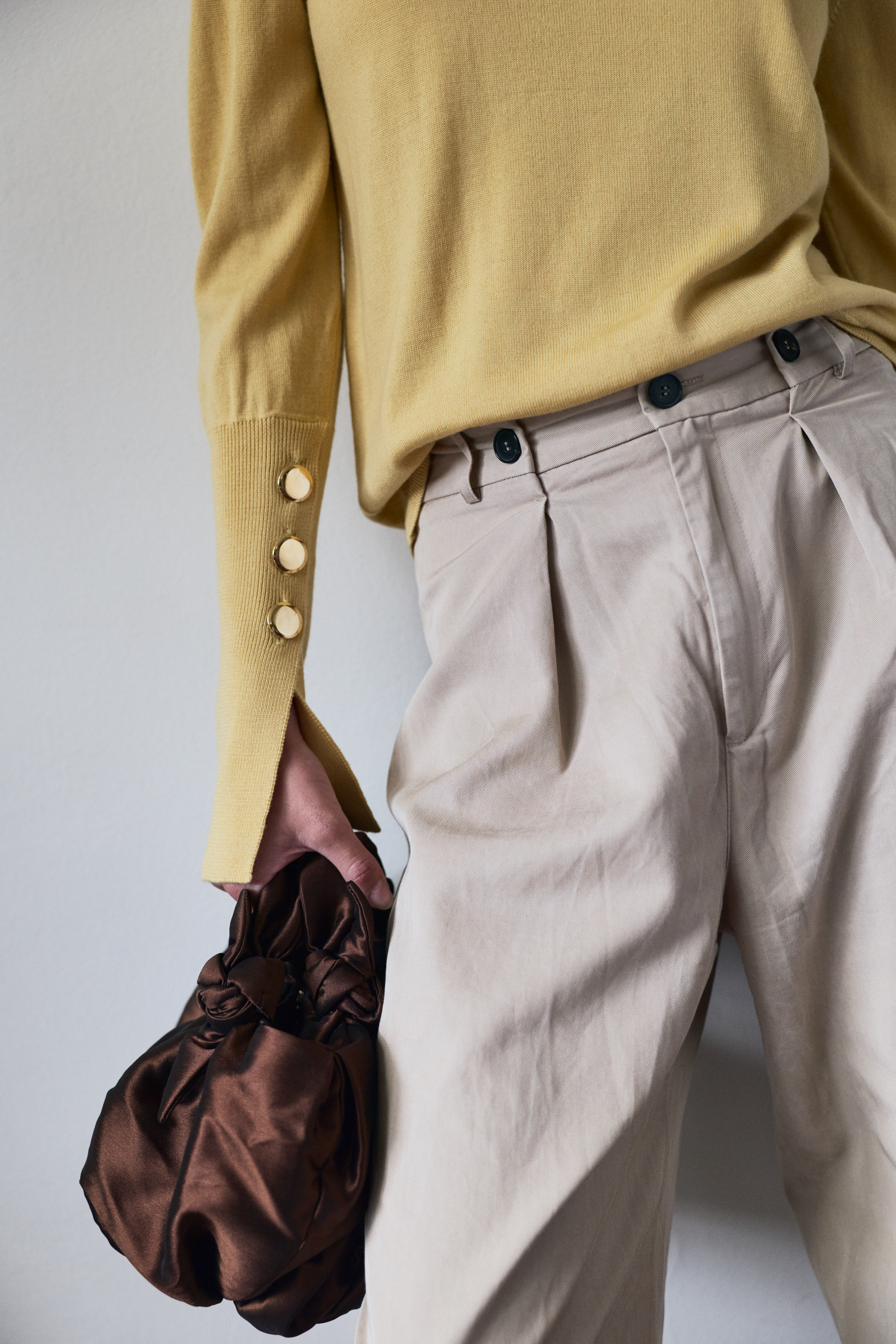 Maru Crew Neck Butter Yellow