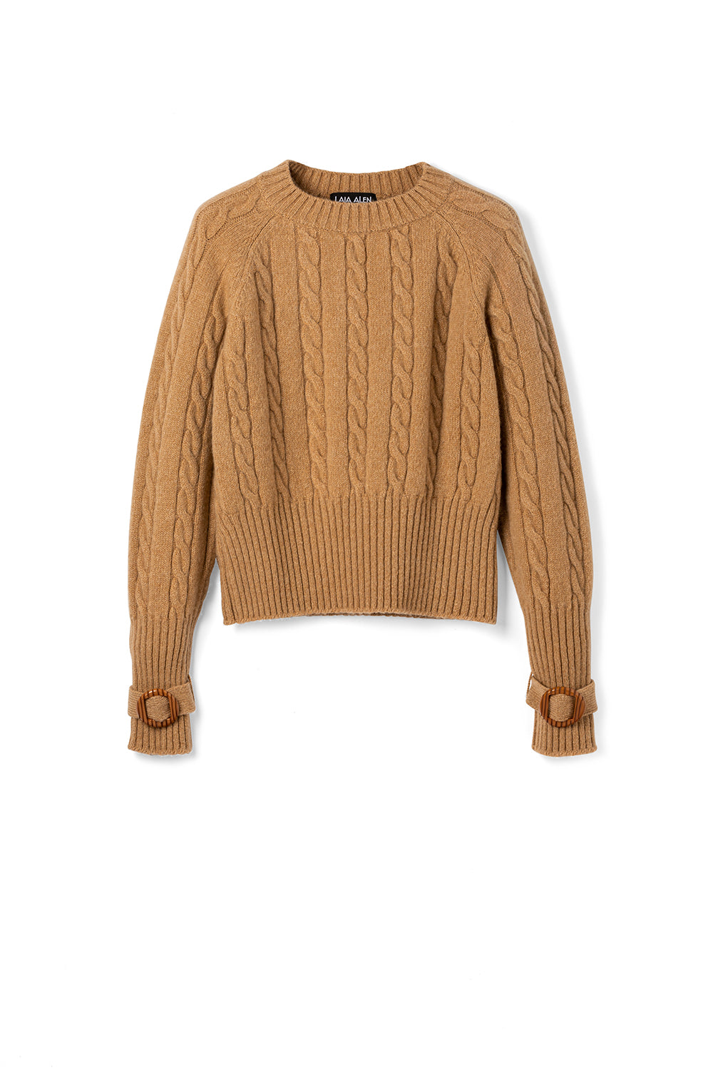 Clara Cable Knit Sweater Beige