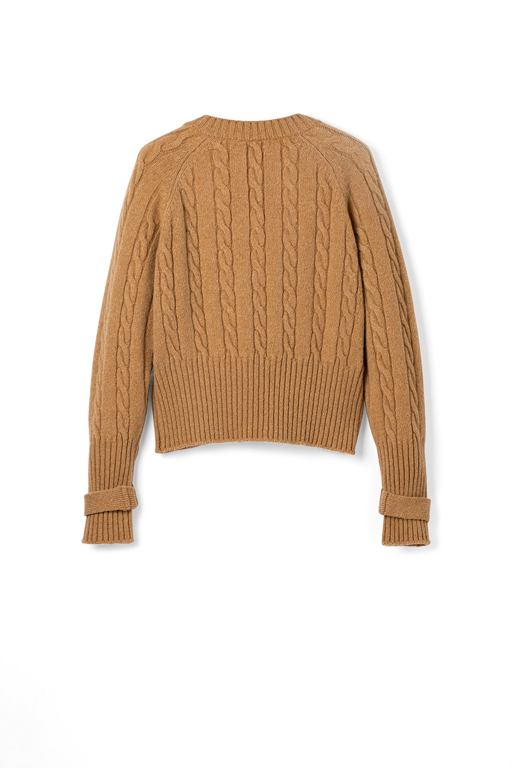 Clara Cable Knit Sweater Beige