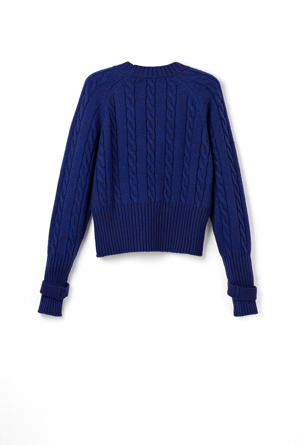 Clara Cable Knit Sweater Blue