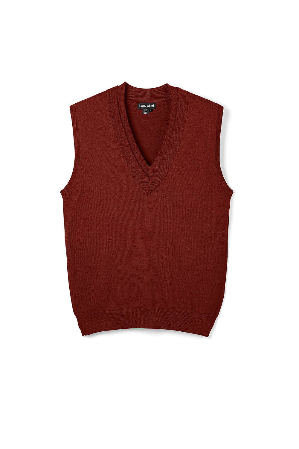 Julia Oversize Vest Mahogany